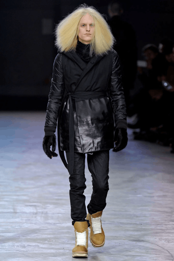 Rick Owens AW13 RICK OWENS "PLINTH" GOOSE DOWN HOODED COAT 52 Size US M / EU 48-50 / 2 - 1 Thumbnail