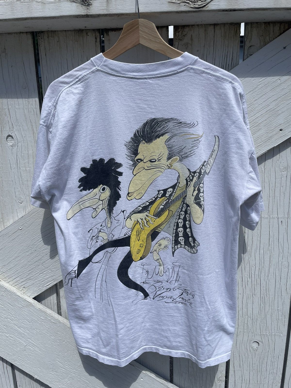 The Rolling Stones Vintage Rolling Stones Voodoo Lounge Tour 1994 T Shirt Size US XL / EU 56 / 4 - 2 Thumbnail