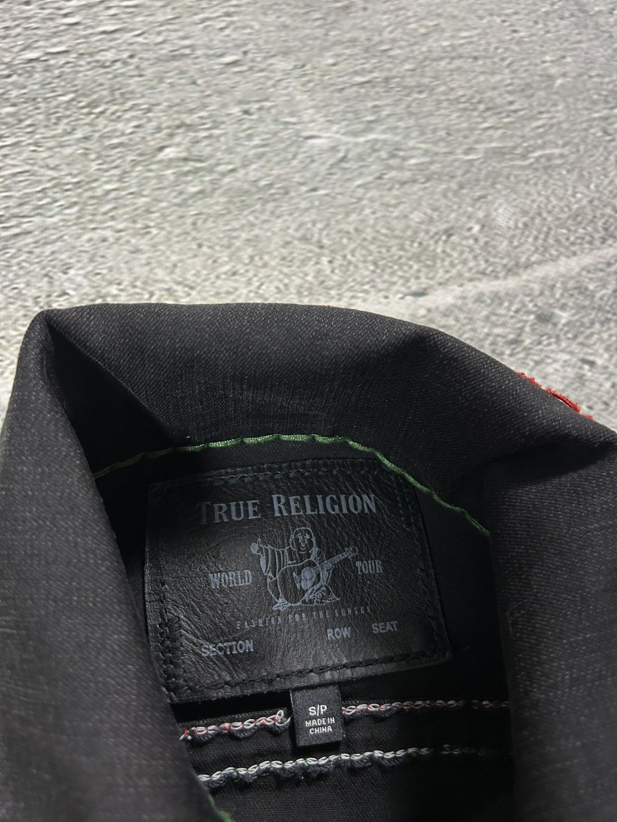 True Religion True Religion denim jacket trucker black green red Size US S / EU 44-46 / 1 - 5 Thumbnail