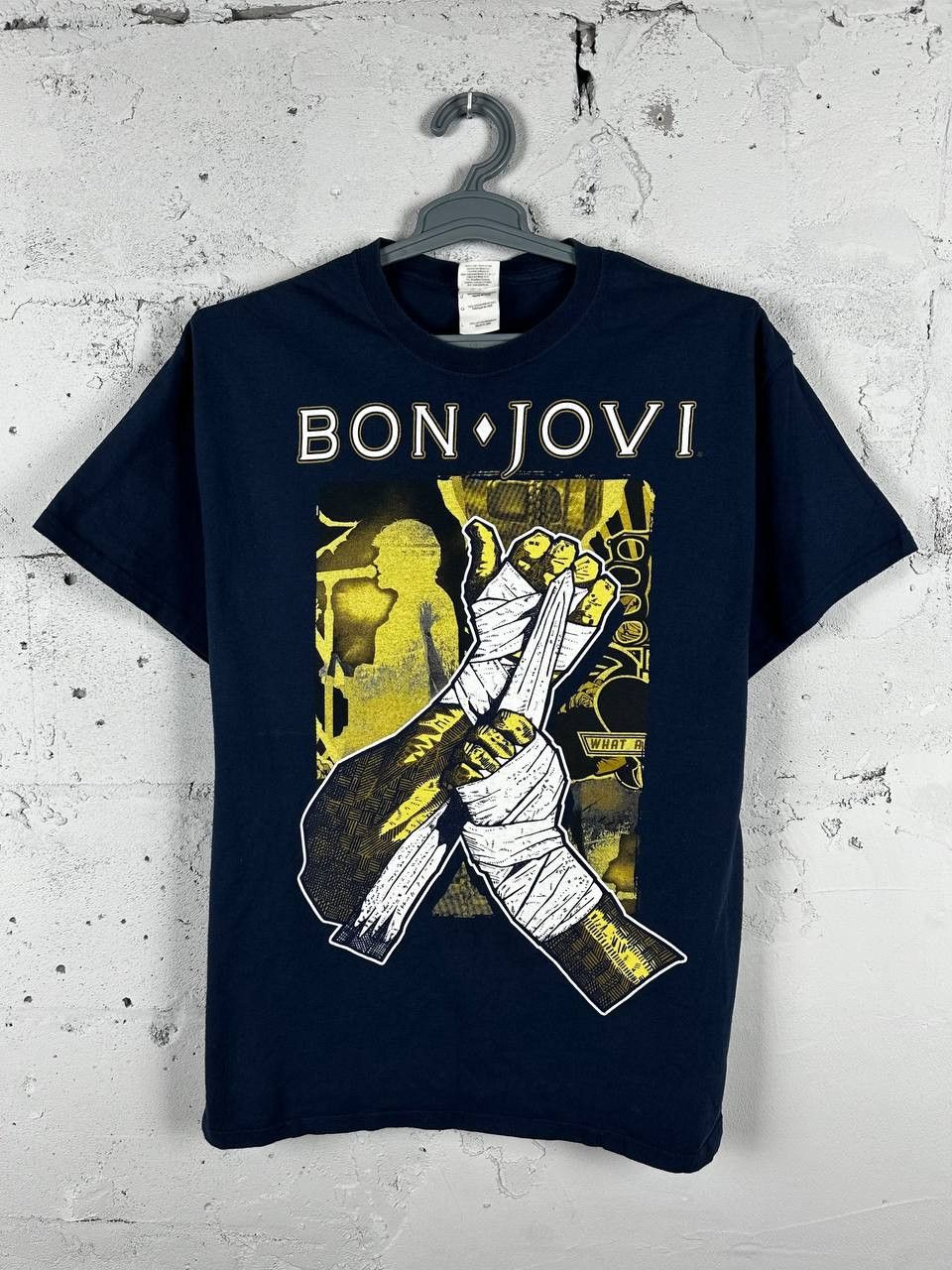 Band Tees × Bon Jovi × Vintage Bon Jovi Because We Can Tour Faded Vintage Tee Concert Y2K Size US L / EU 52-54 / 3 - 1 Thumbnail