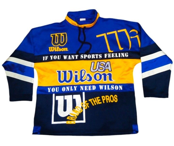Vintage Vintage Wilson Jersy Size US L / EU 52-54 / 3 - 1 Thumbnail