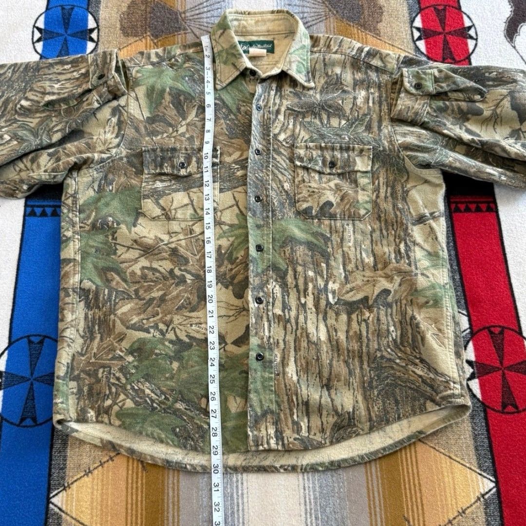 Realtree VINTAGE Gander Mountain Realtree Camo Camouflage Button Up Shirt XL Men Long Sleeve Hunting Camouflage 90s Outdoor Pattern Brown Size US XL / EU 56 / 4 - 7 Thumbnail