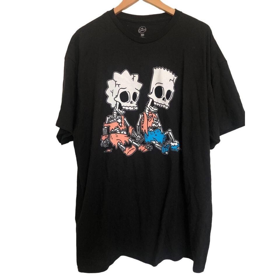 The Simpsons The Simpson’s Skeleton Tshirt Size 2XL Size US XXL / EU 58 / 5 - 1 Thumbnail