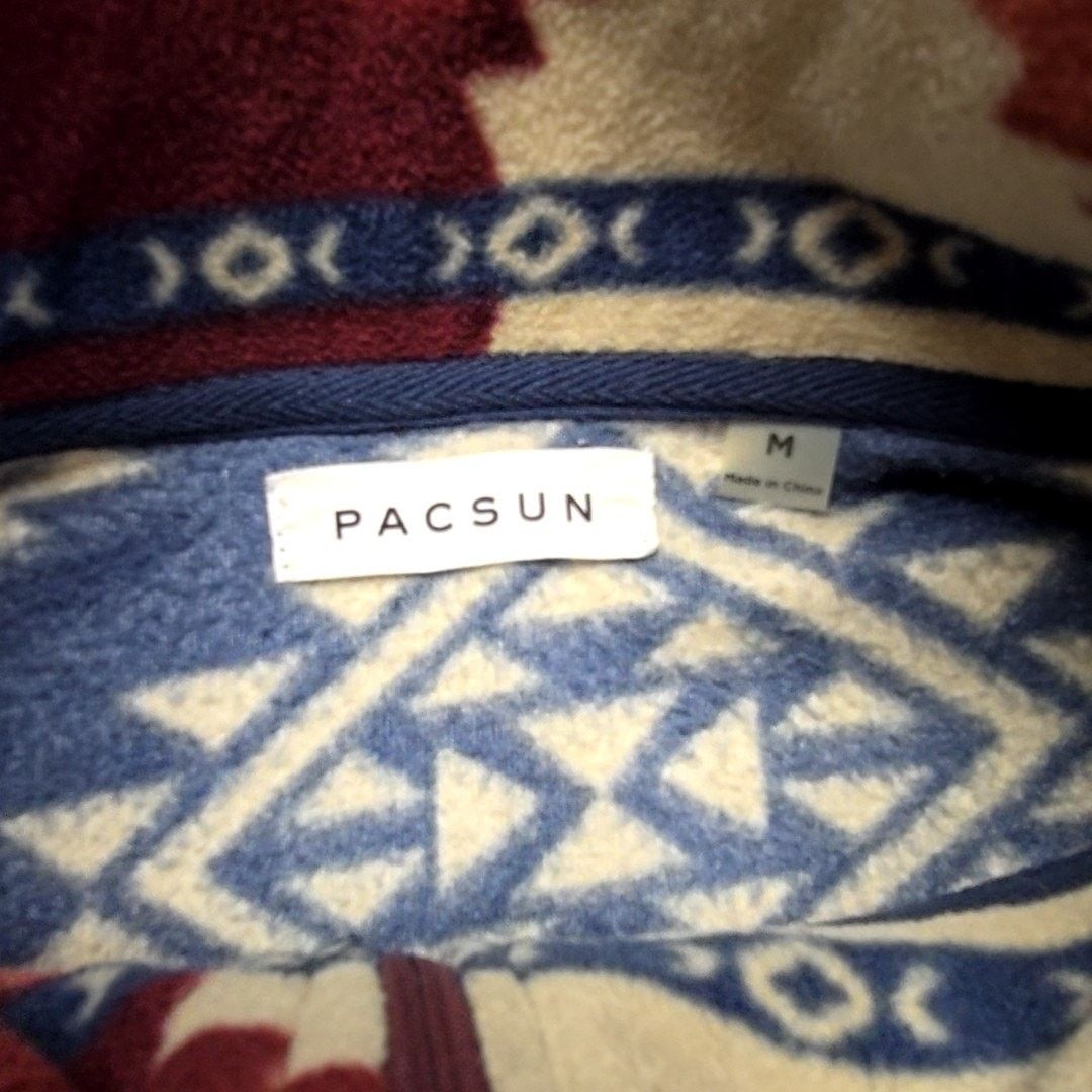 Pacsun Aztec Fleece Pullover Southwestern Multicolor M Sweatshirt Size US M / EU 48-50 / 2 - 7 Thumbnail
