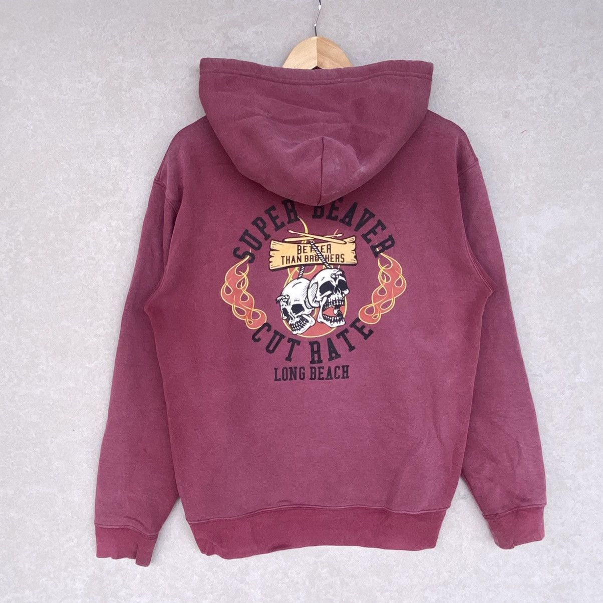 Other Vintage CUT-RATE Hoodie Sweater Small Logo Embroidered Red Size US L / EU 52-54 / 3 - 6 Thumbnail