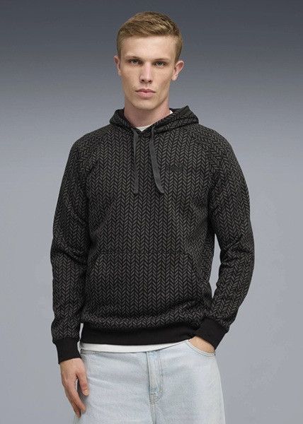 Puma NWT Puma Essentials Herringbone Pullover Hoodie Black XL Size US XL / EU 56 / 4 - 1 Thumbnail