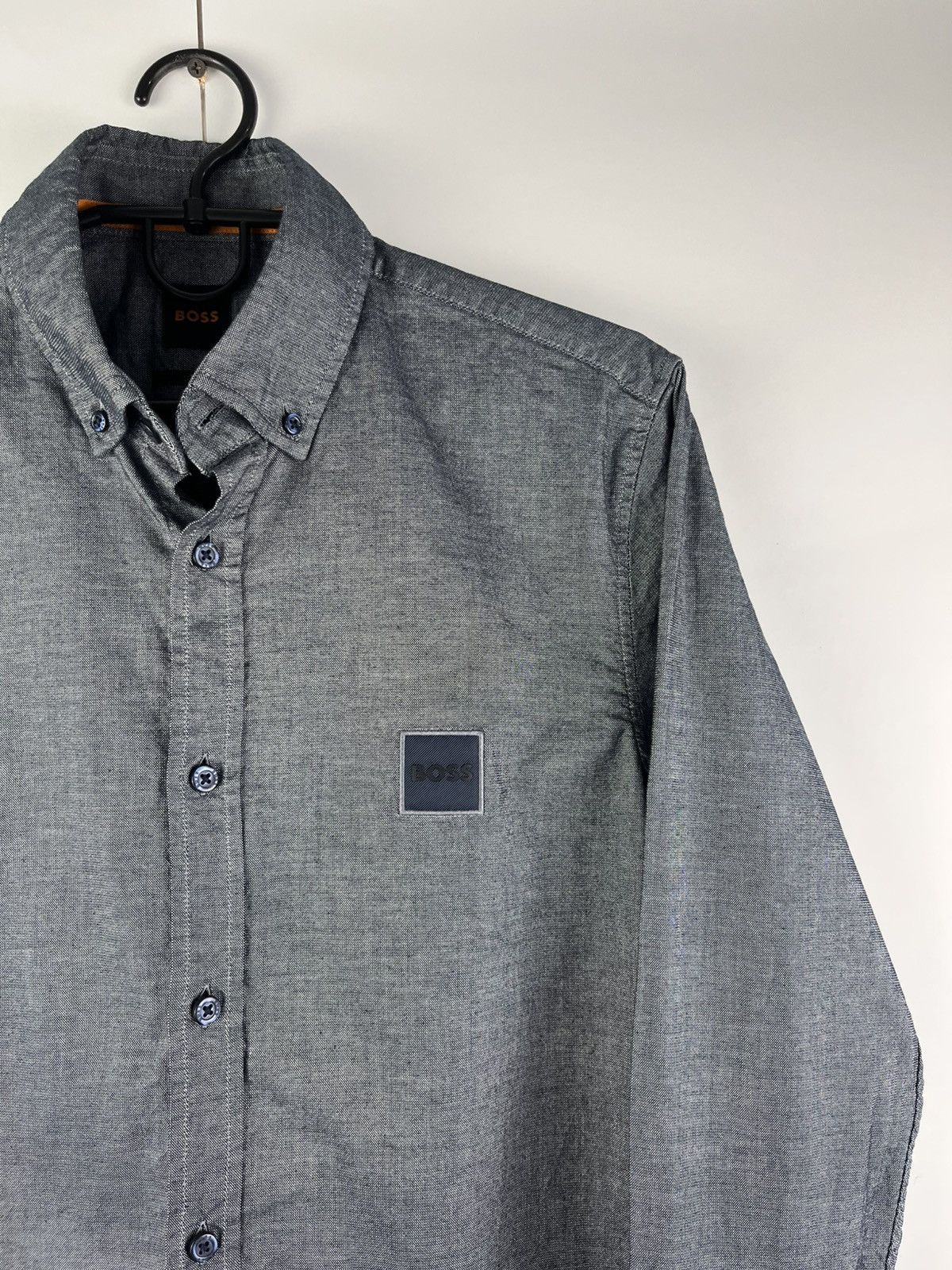 Hugo Boss Boss Hugo Boss Cotton Long Sleeve Shirt Button Up Size US S / EU 44-46 / 1 - 3 Thumbnail
