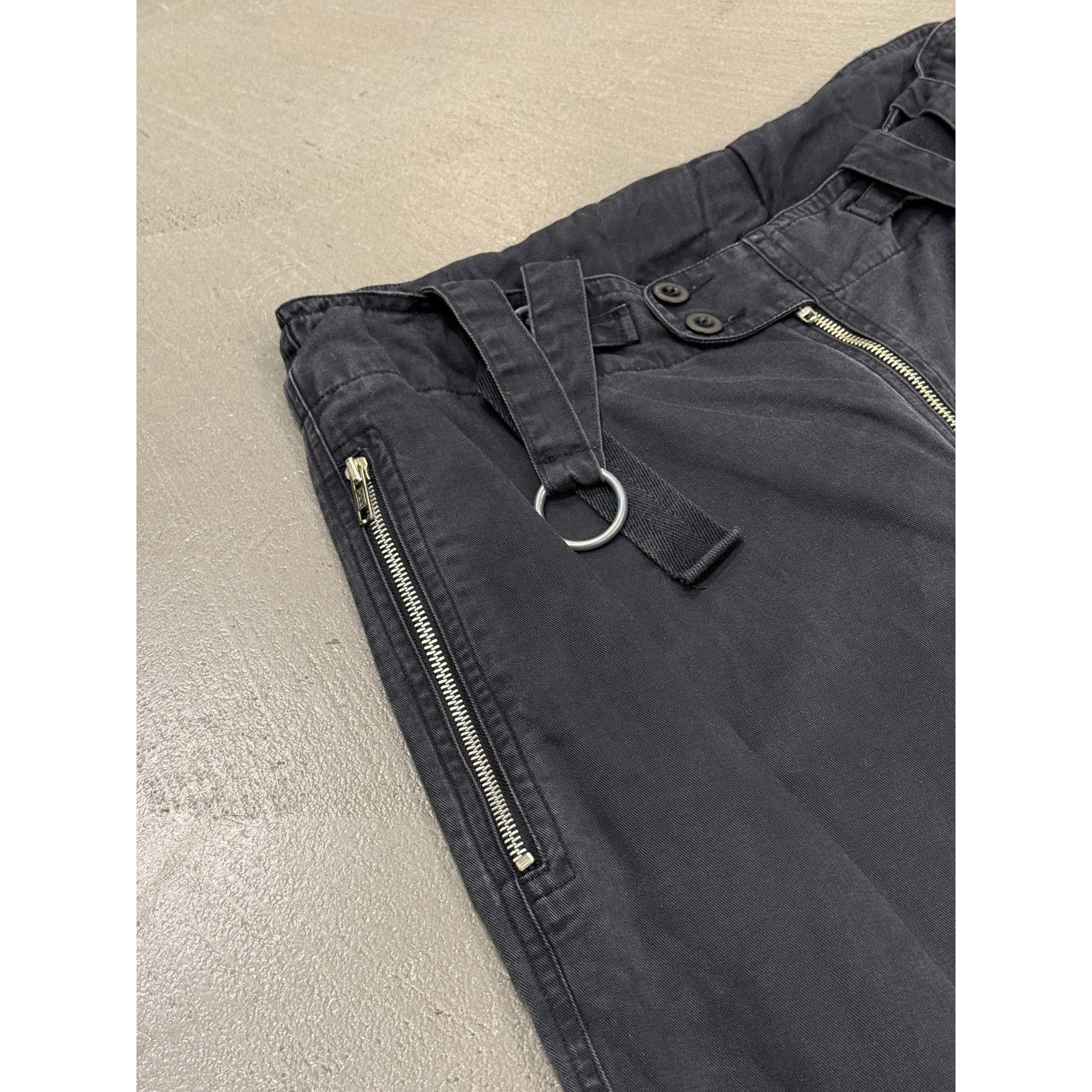 Giorgio Armani 1990s Armani suspenders braces zipper pants Size US 32 / EU 48 - 6 Thumbnail