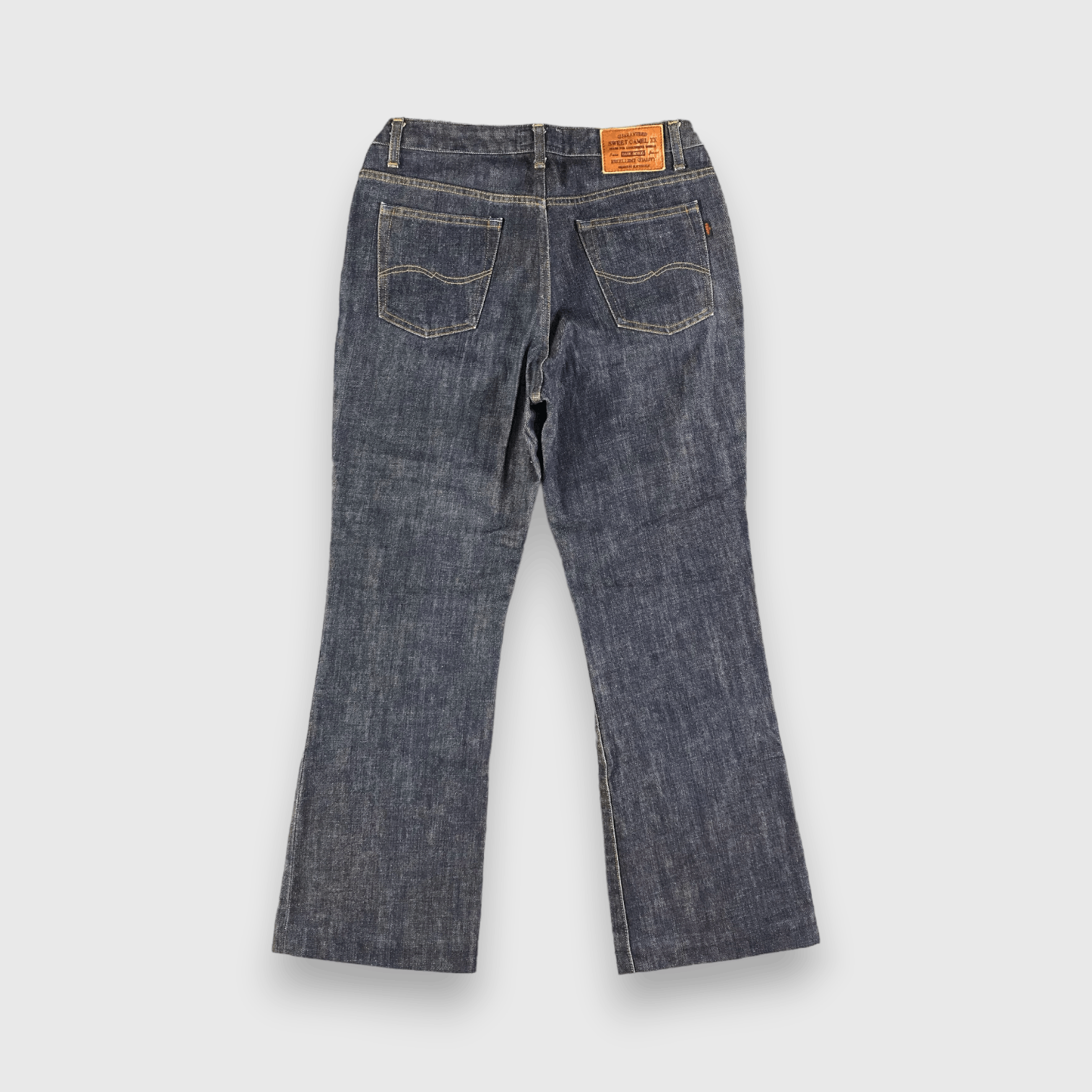 Japanese Brand Vintage Sweet Camel Jeans Blue Flare Denim -J2841 Size US 28 / EU 44 - 2 Thumbnail