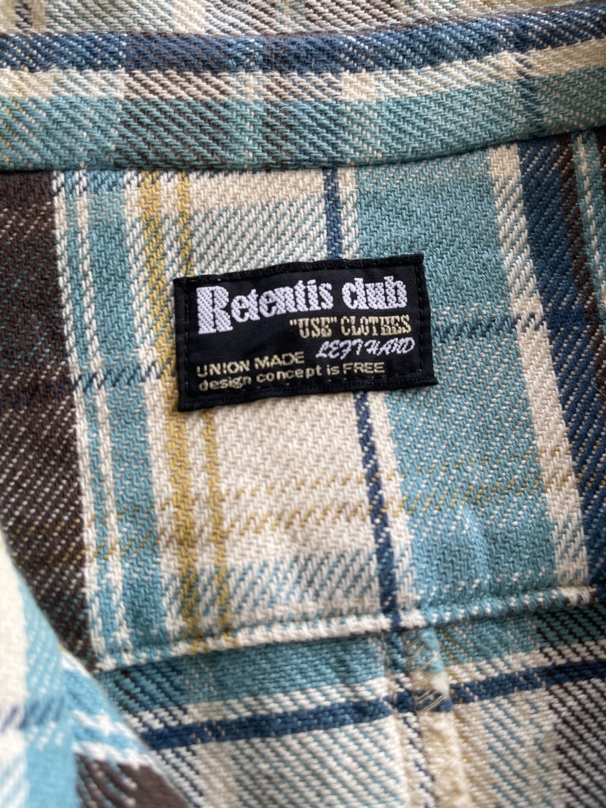 Japanese Brand CH-777 Attack The Mind 7 "Retentis" Plaid Shirt Size US XS / EU 42 / 0 - 14 Thumbnail