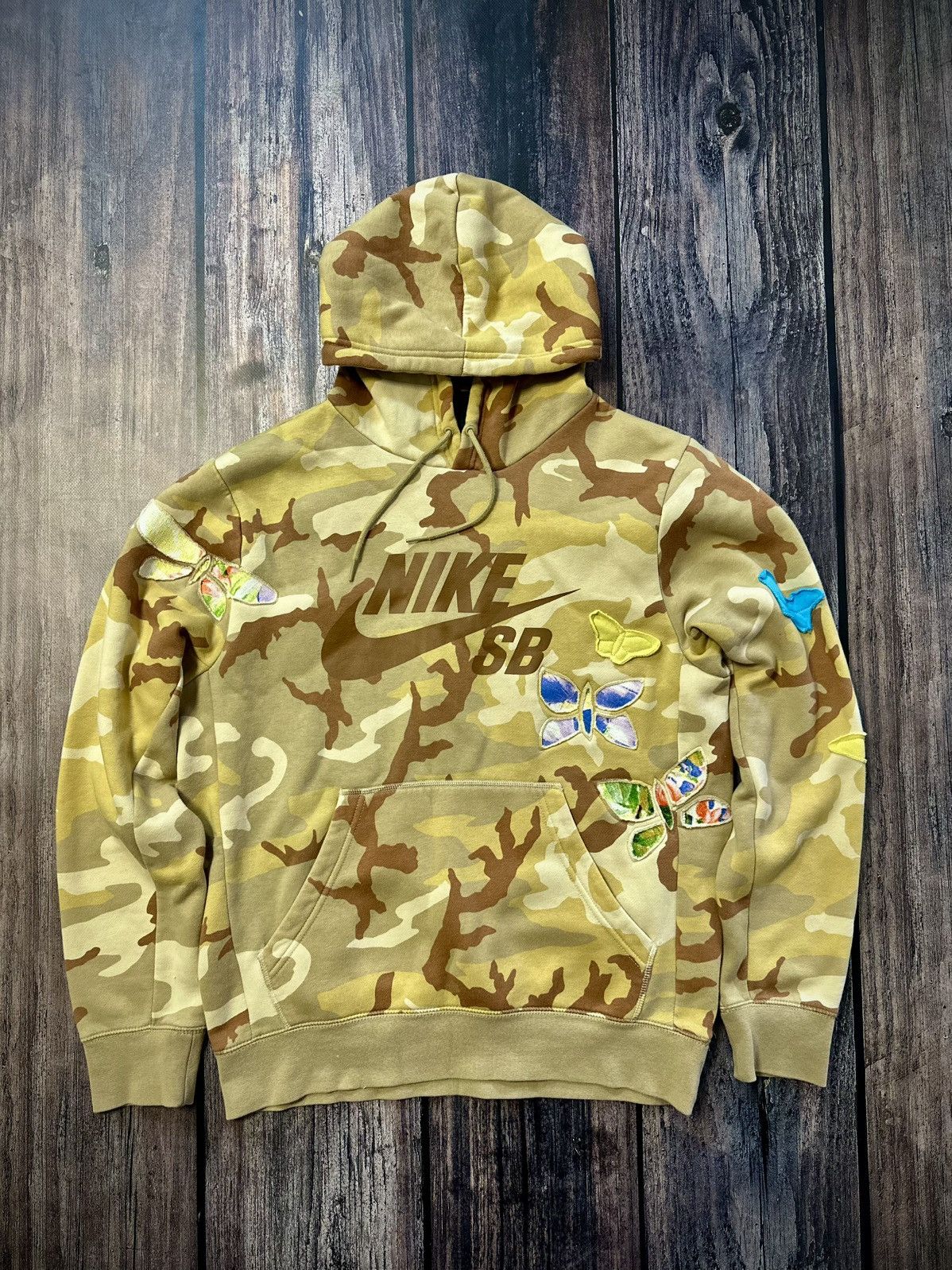 Nike Nike Custom Hoodie Vintage 90s Y2K Reworked Size US S / EU 44-46 / 1 - 1 Thumbnail