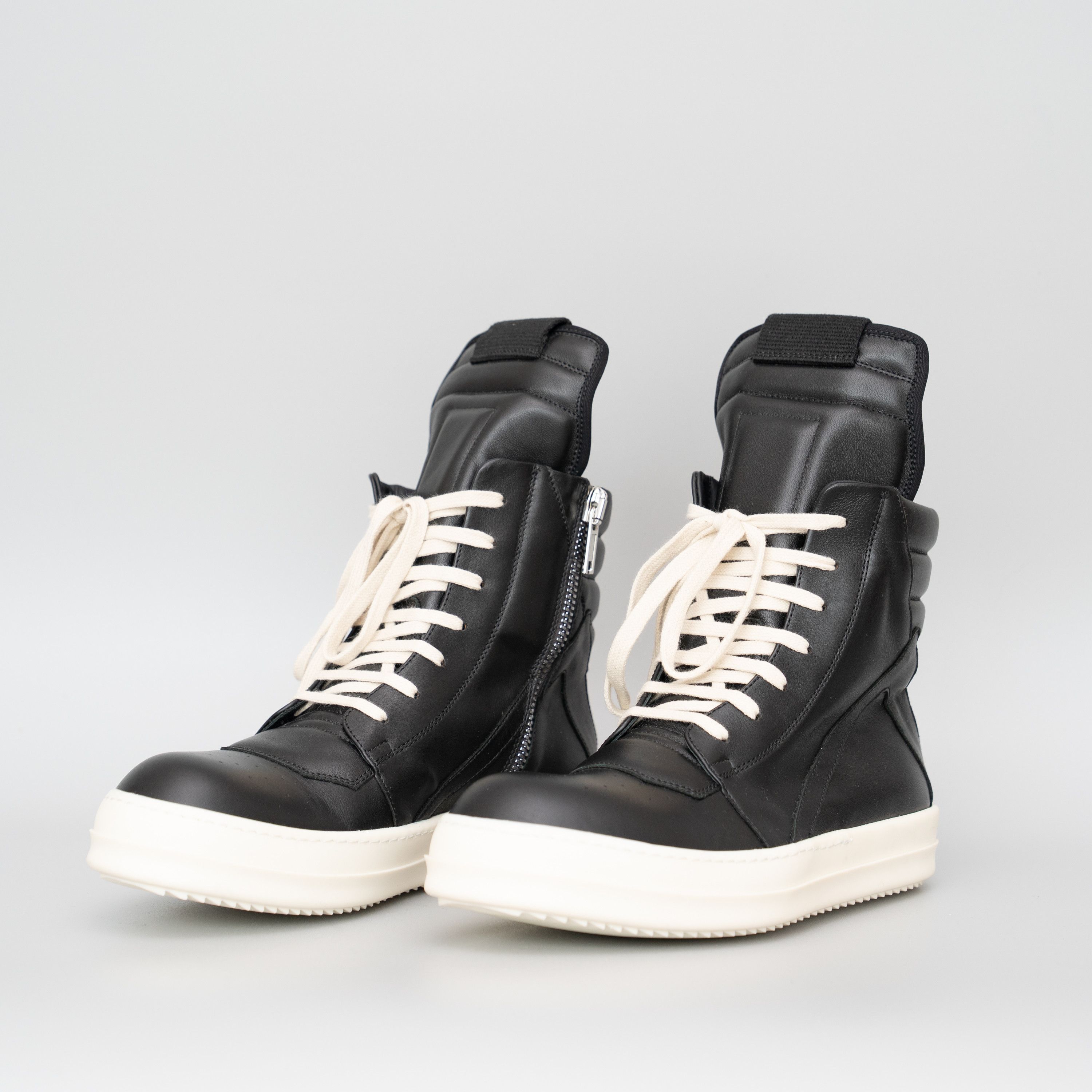BRAND NEW] RICK OWENS GEOBASKET FULL GRAIN CALF LEATHER