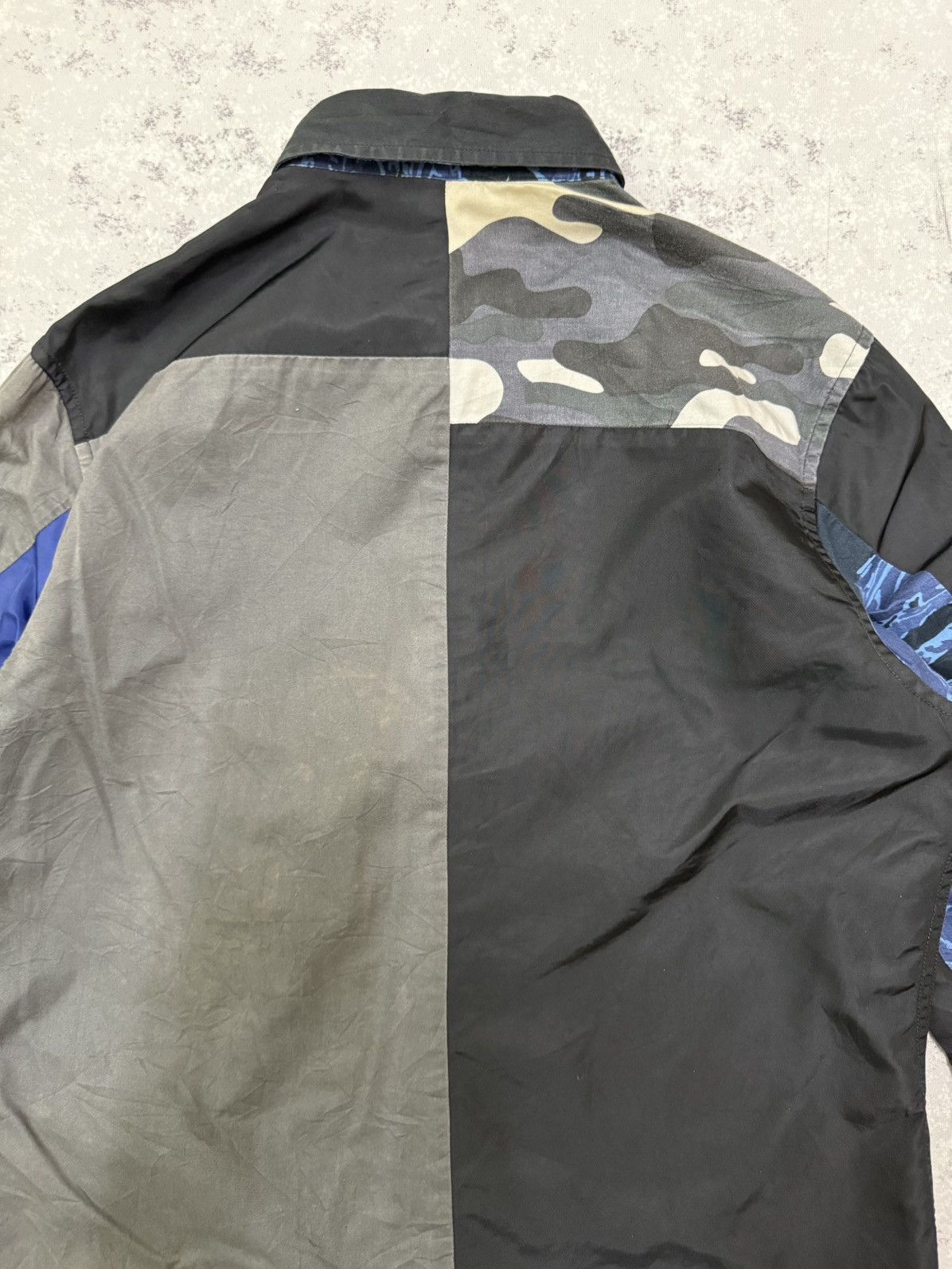 Diesel DIESEL PATCHWORK CAMO DESIGN STYLE BUTTON UP SHIRT Size US M / EU 48-50 / 2 - 17 Thumbnail