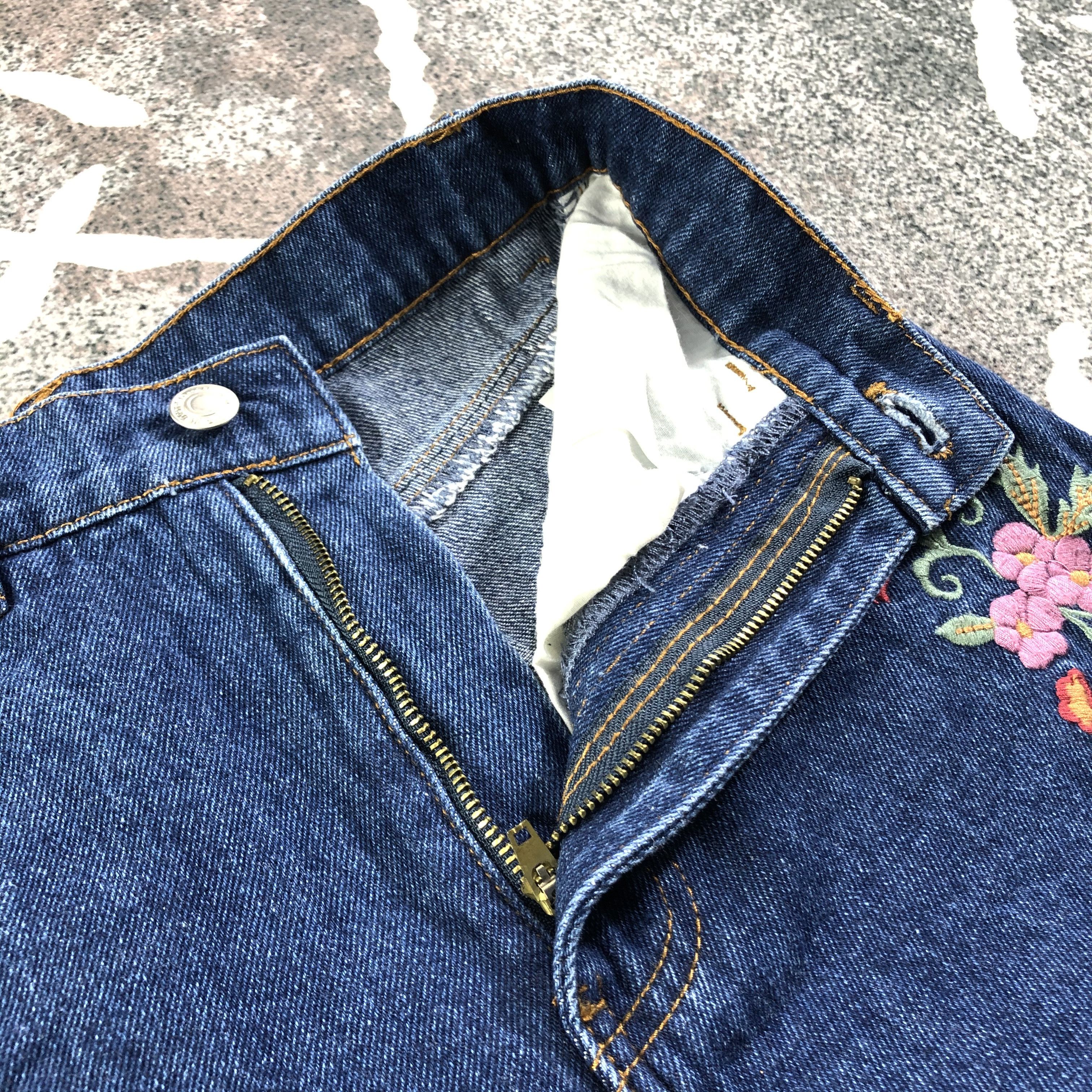 Japanese Brand Japanese Brand Embroidery Baggy Jeans KJ2073 Size 25" / US 0 / IT 36 - 8 Thumbnail