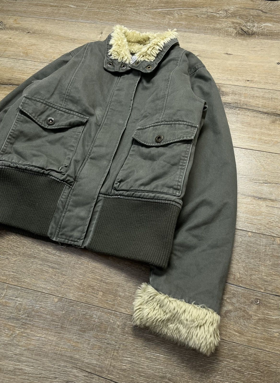 If Six Was Nine If Six Was Nine Style Fur Lined Cropped Jacket 90s Size US S / EU 44-46 / 1 - 10 Thumbnail