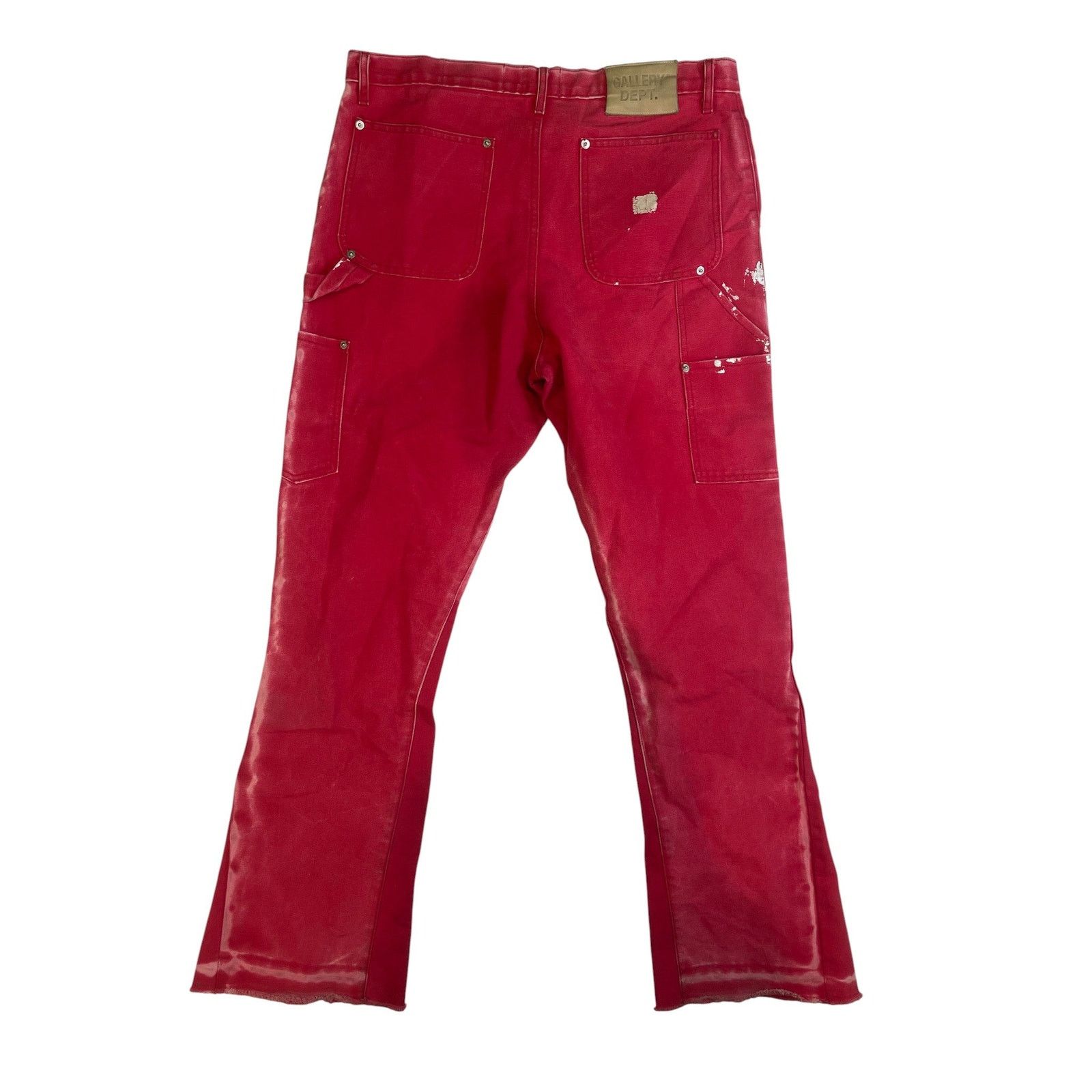Gallery Dept. Gallery Dept 'Flare' Red Jeans Size US 36 / EU 52 - 3 Thumbnail