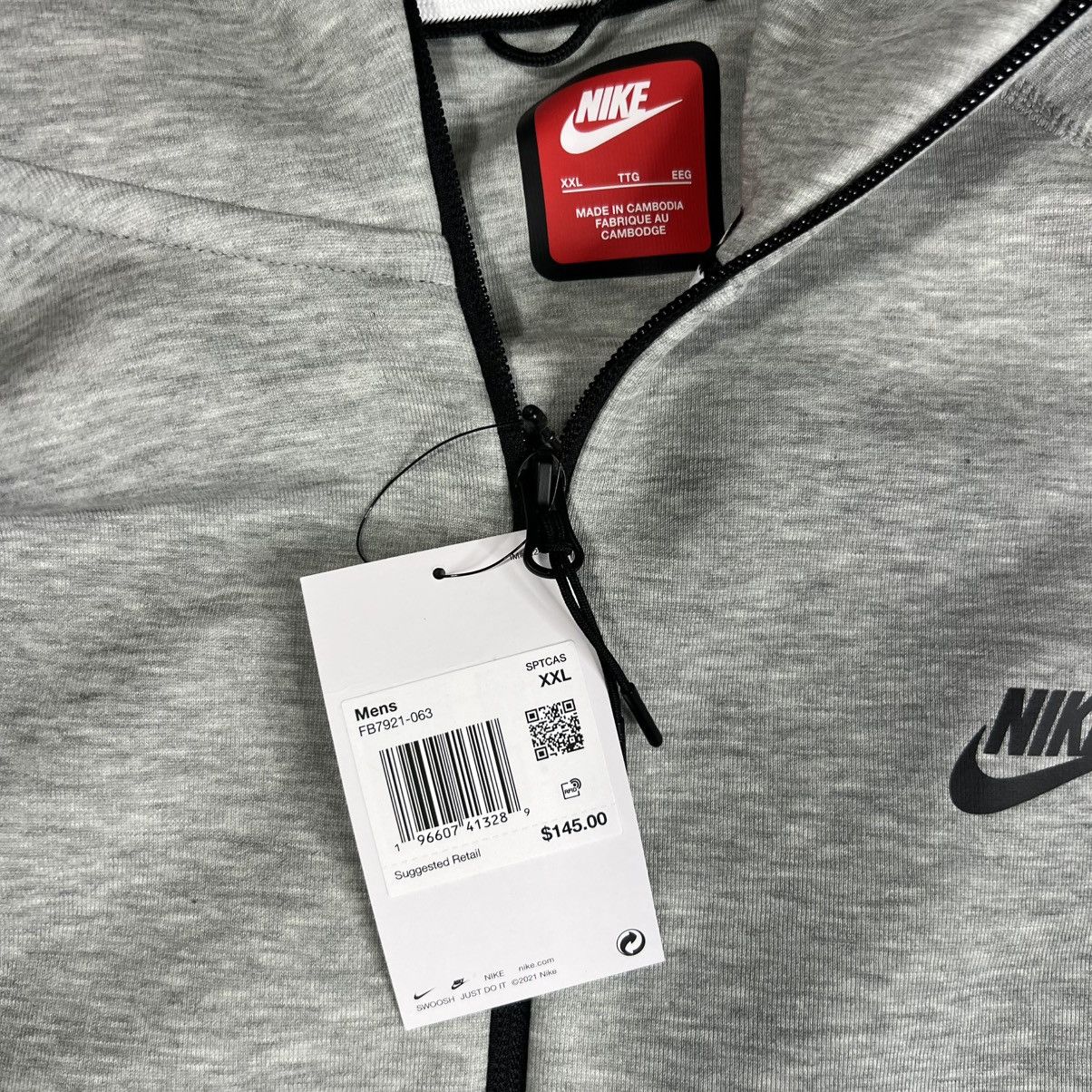Nike Sportswear Tech Fleece Full-Zip Hoodie Grey