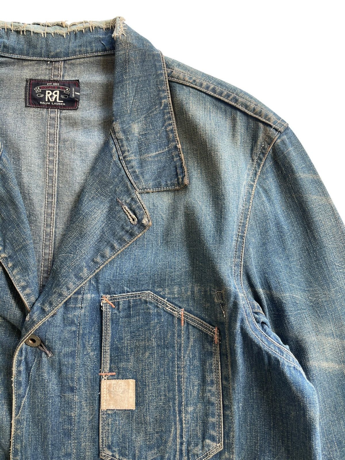 RRL Ralph Lauren RRL Denim Chore Jacket USA Size US L / EU 52-54 / 3 - 6 Thumbnail