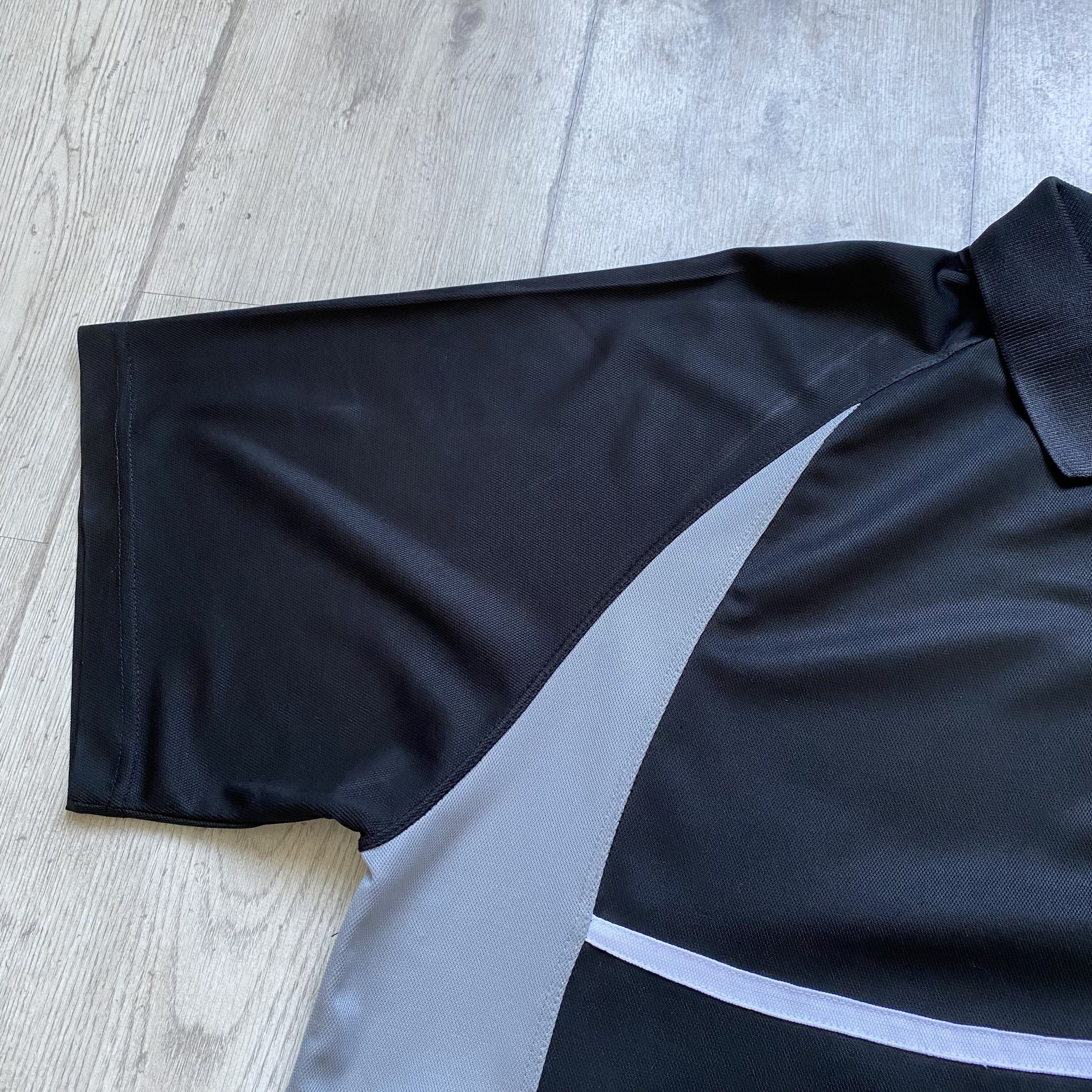 All Blacks 🏈 Vintage ALL Black New Zealand polos jersey rugby team Size US XL / EU 56 / 4 - 6 Thumbnail