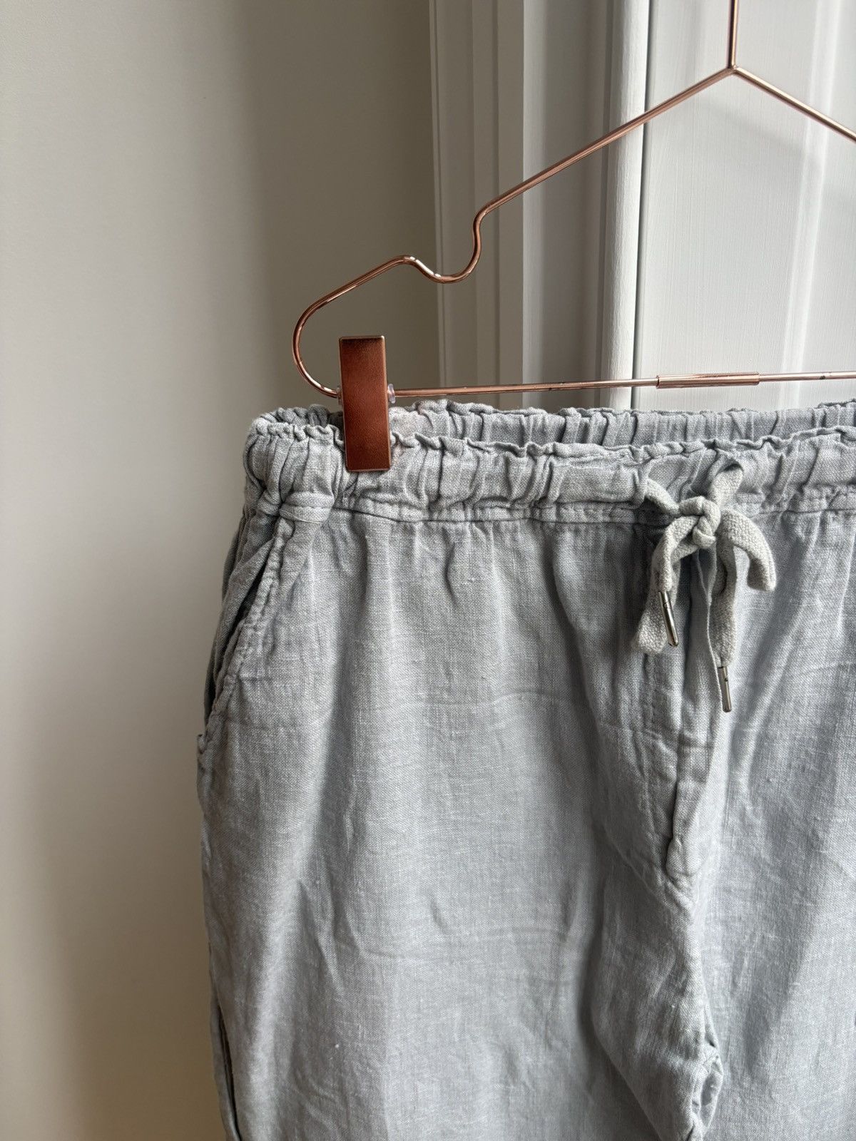 Other Rare Vintage Italian Grey Linen Trousers S/M Size 30" / US 8 / IT 44 - 9 Thumbnail