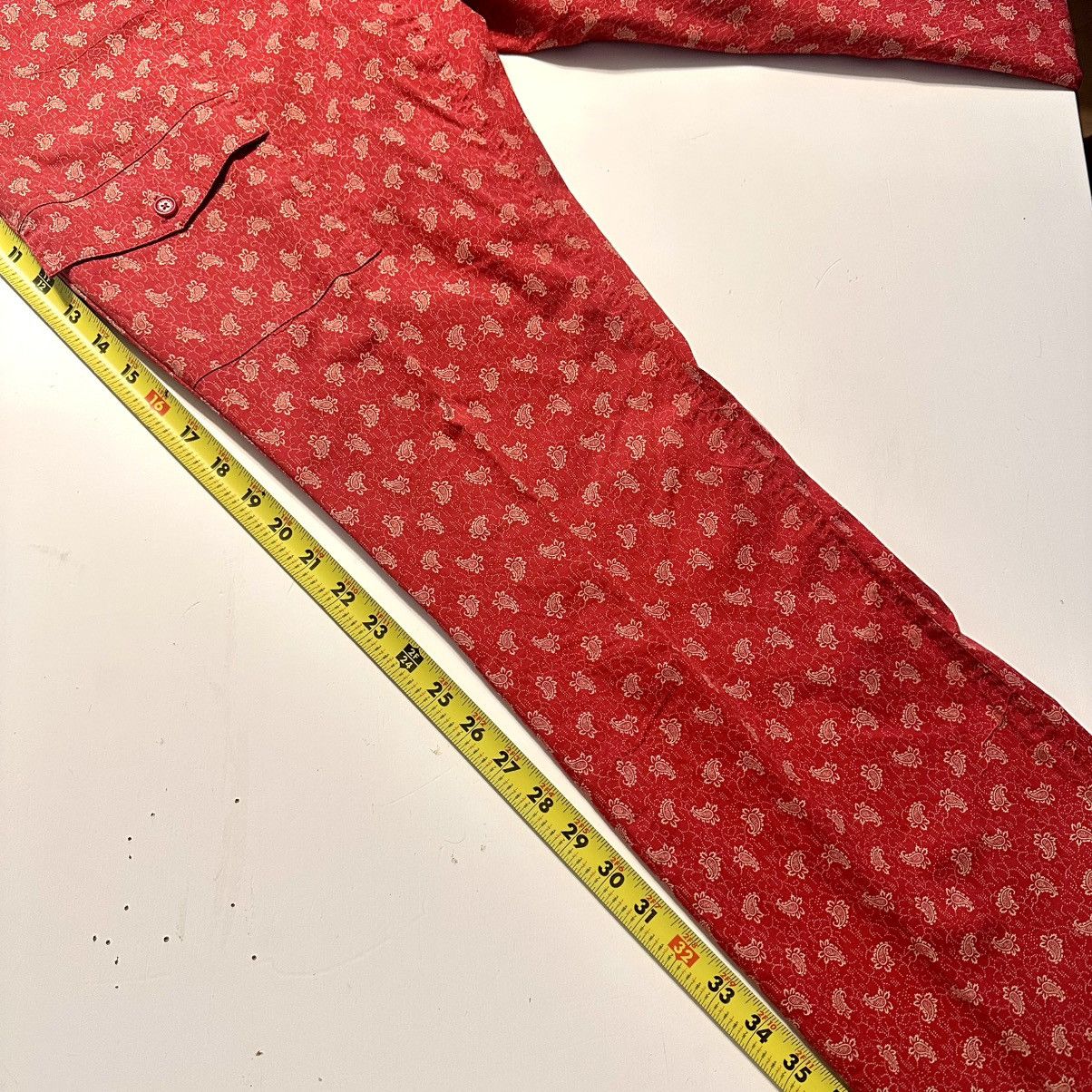Ralph Lauren Vintage Ralph Lauren ; Vibrant Red Floral Print Womens Pants Size 34" / US 12 / IT 48 - 8 Thumbnail