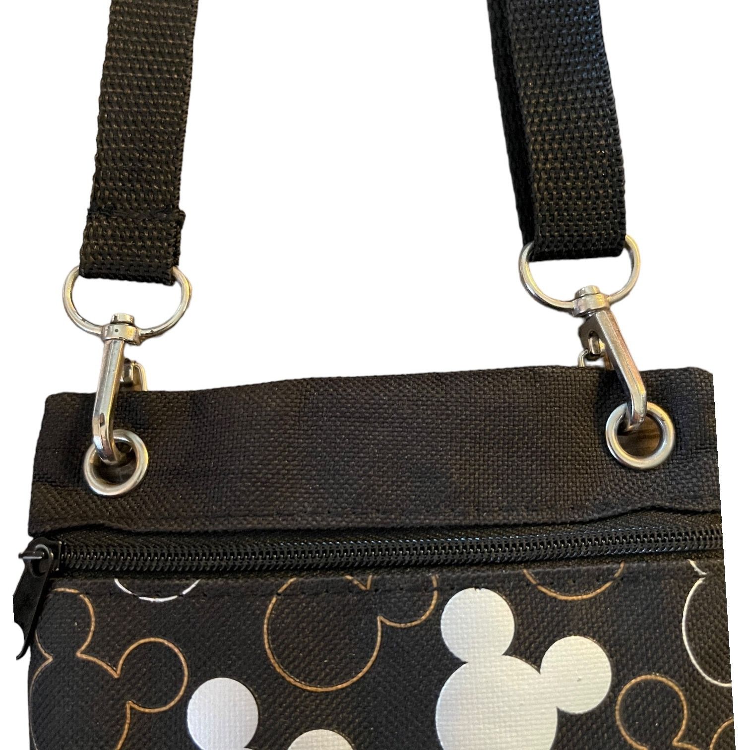 Disney Disney Mickey Mouse Black Mini Crossbody Purse EUC Size ONE SIZE - 4 Thumbnail