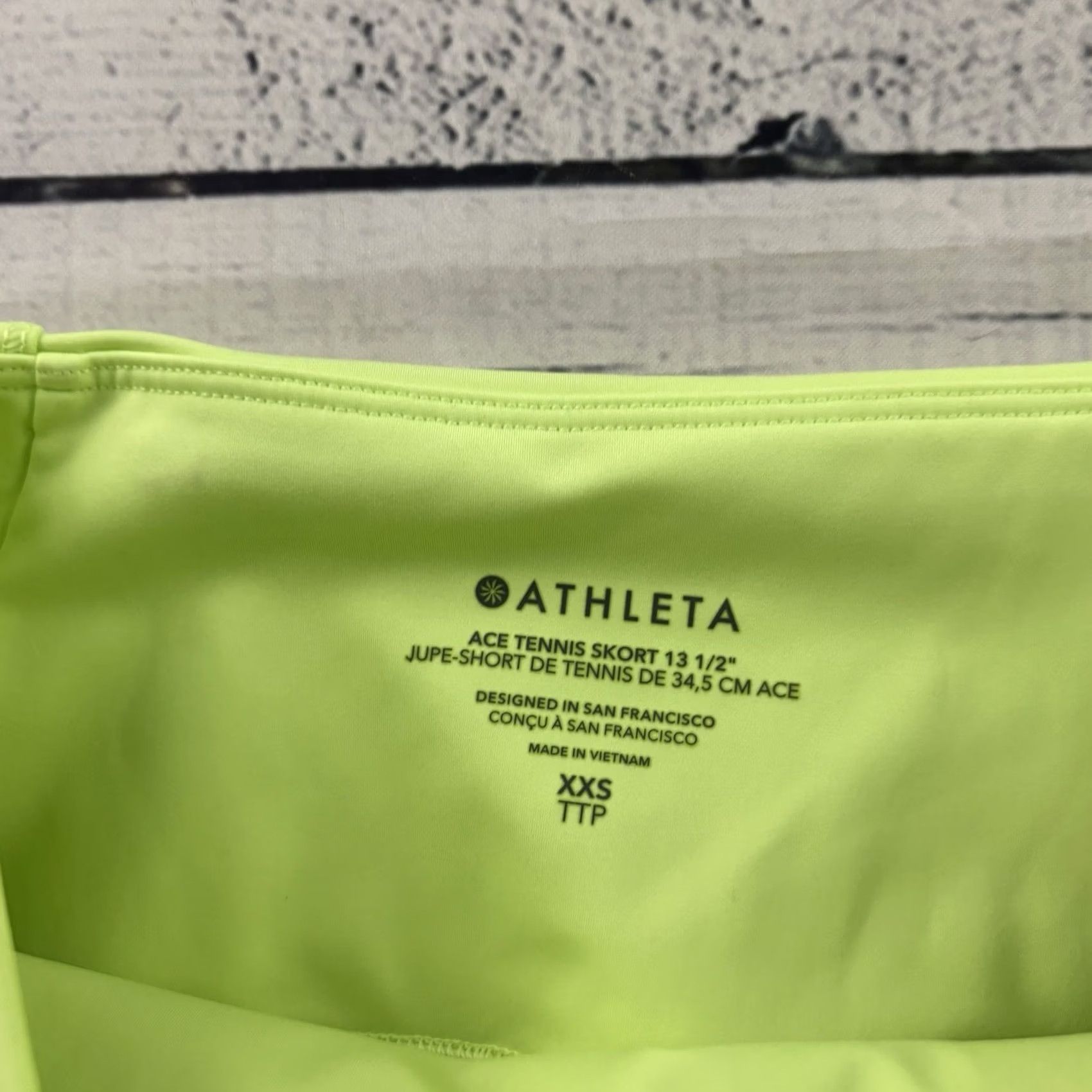 Athleta Athleta Skort 2XS Women's Yellow Tennis Activewear Skort Short 13 1/2" Pickleball Gym Dance Summer Spring Womens Size ONE SIZE - 2 Thumbnail