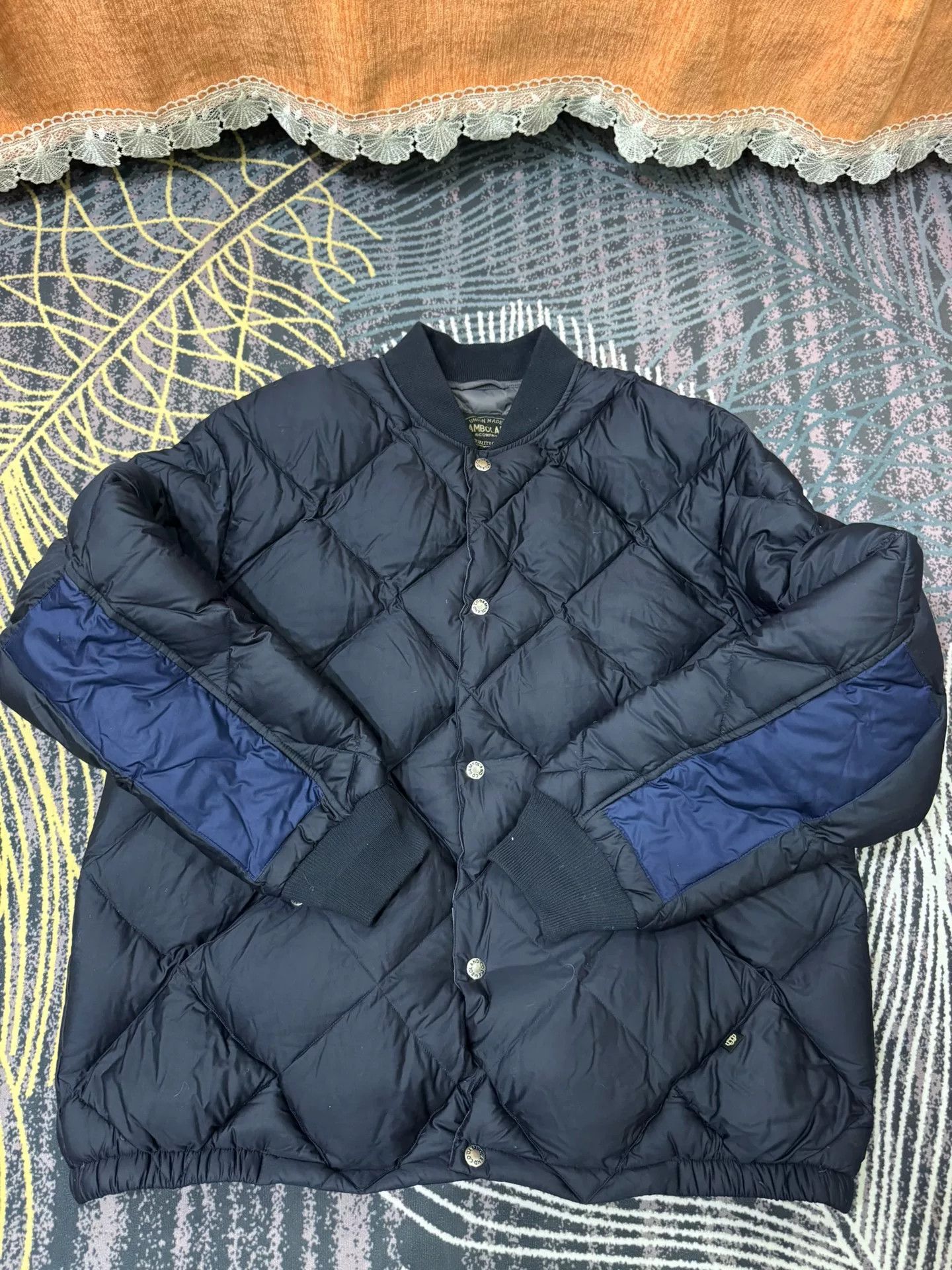 DOMREBEL DAMBOLAND 1950S Loose Duck Down Jacket Size US L / EU 52-54 / 3 - 1 Thumbnail