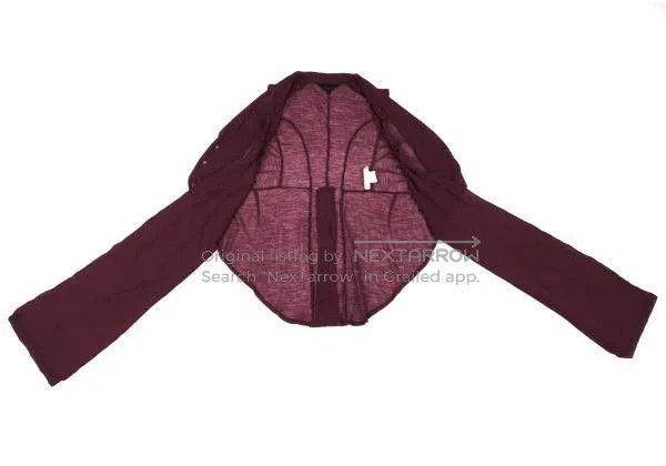 Comme des Garcons Comme Des Garcons Maroon Vintage Deformable Vest Size M / US 6-8 / IT 42-44 - 5 Thumbnail