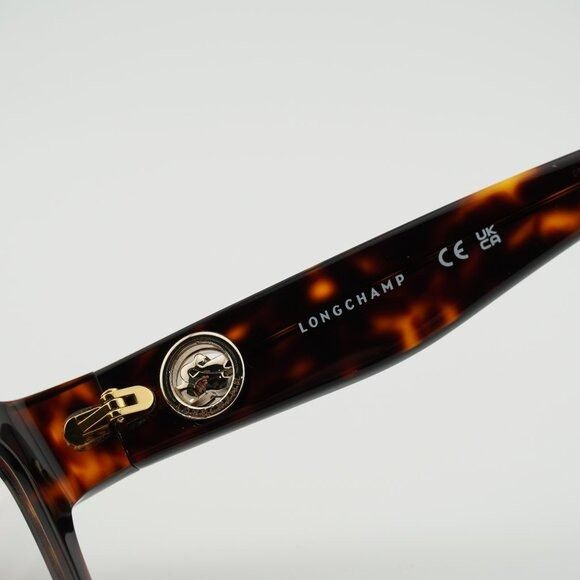 Longchamp Longchamp LO2743 242 Eyeglasses Dark Havana 52mm Cat Eye Size ONE SIZE - 4 Thumbnail