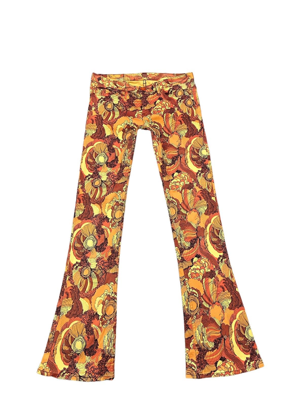 Hysteric Glamour RARE HYSTERIC GLAMOUR FLARE OVERPRINT PANT Size 29" - 2 Thumbnail
