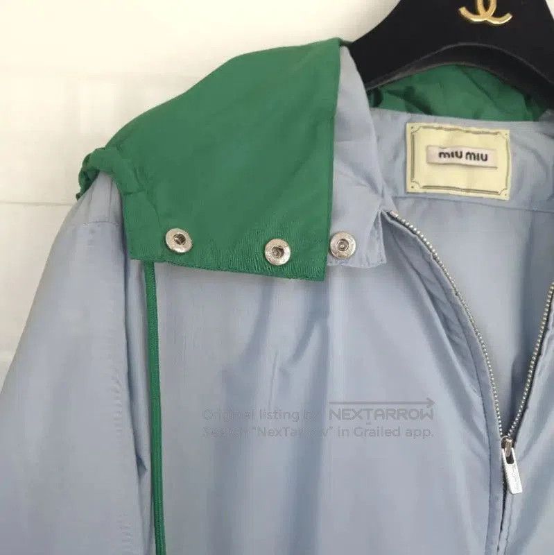 Miu Miu Miu Miu Light Blue Spring Jacket . Size XXS / US 00 / IT 34 - 5 Thumbnail