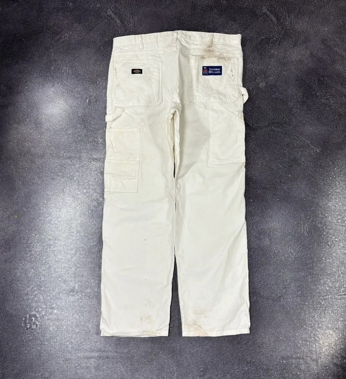 Dickies × Vintage Vintage Dickies American Hype White Skate Baggy Cargo Pants Size US 38 / EU 54 - 1 Thumbnail