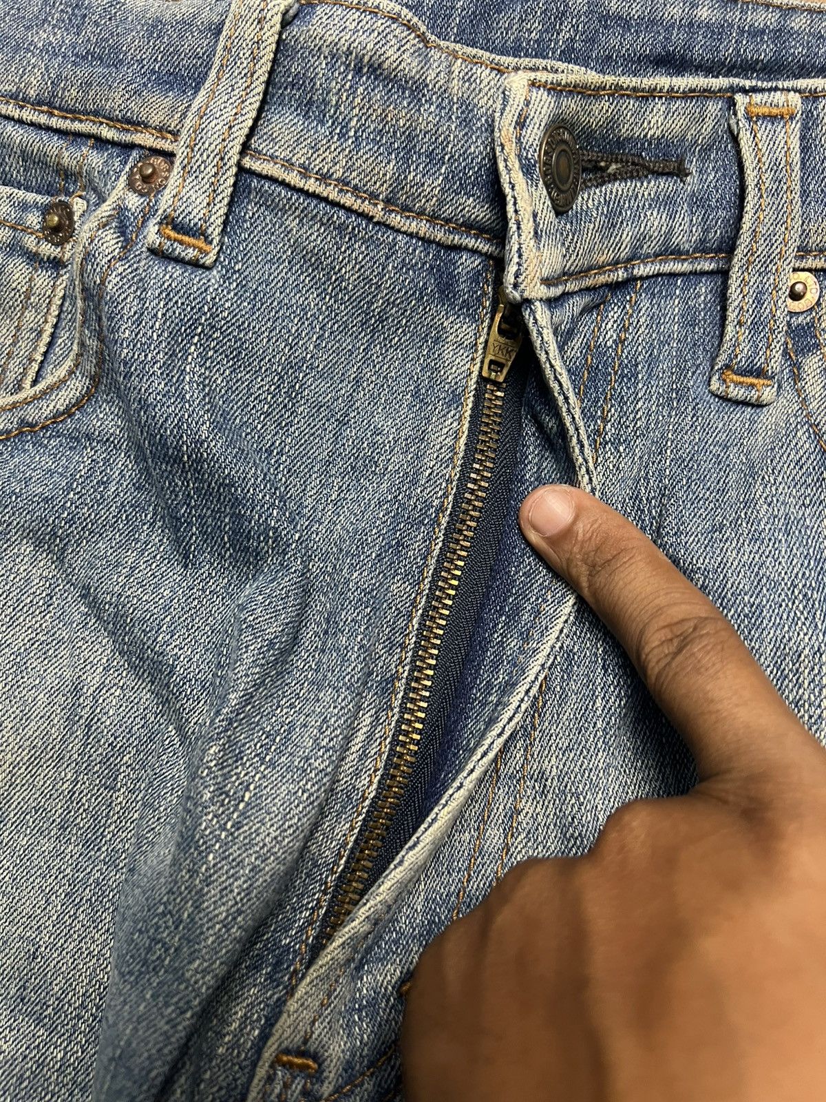14th Addiction Vintage BOBSON CHESSKING Denim Jeans Straight Cut (41) Size US 31 - 7 Thumbnail