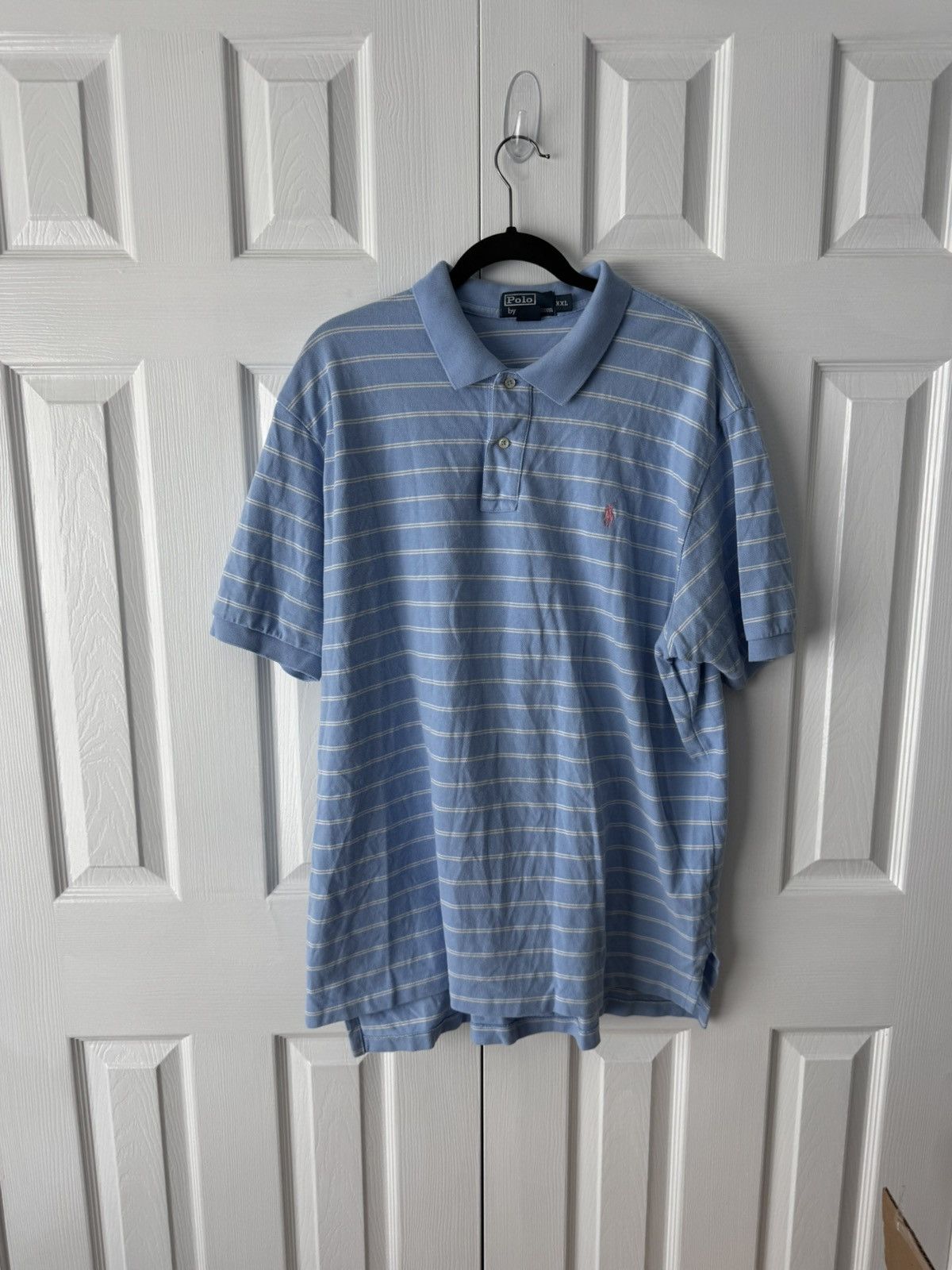 Polo Ralph Lauren Polo by Ralph Lauren XXL Polo Shirt Pink Pony Logo Striped Size US XXL / EU 58 / 5 - 1 Thumbnail