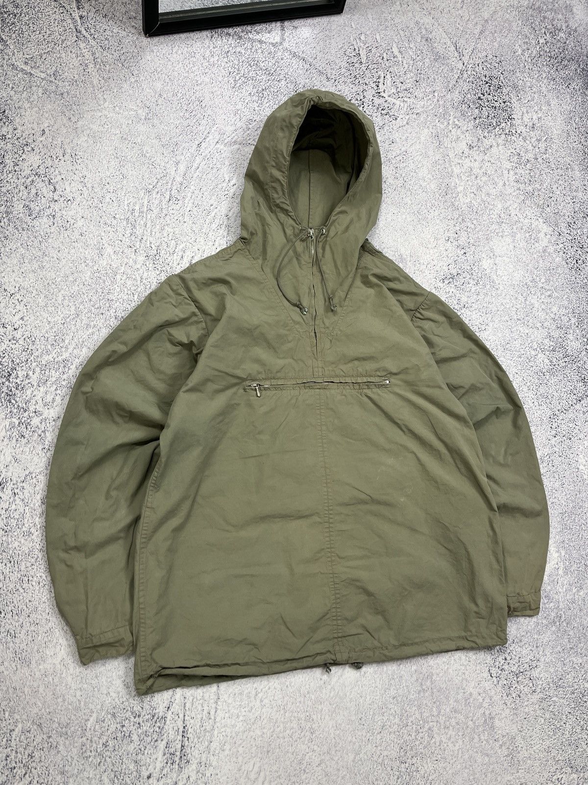 Army Of Me Vintage Distressed 80s 90s Military/Army Anorak Smoke Jacket Size US M / EU 48-50 / 2 - 5 Thumbnail