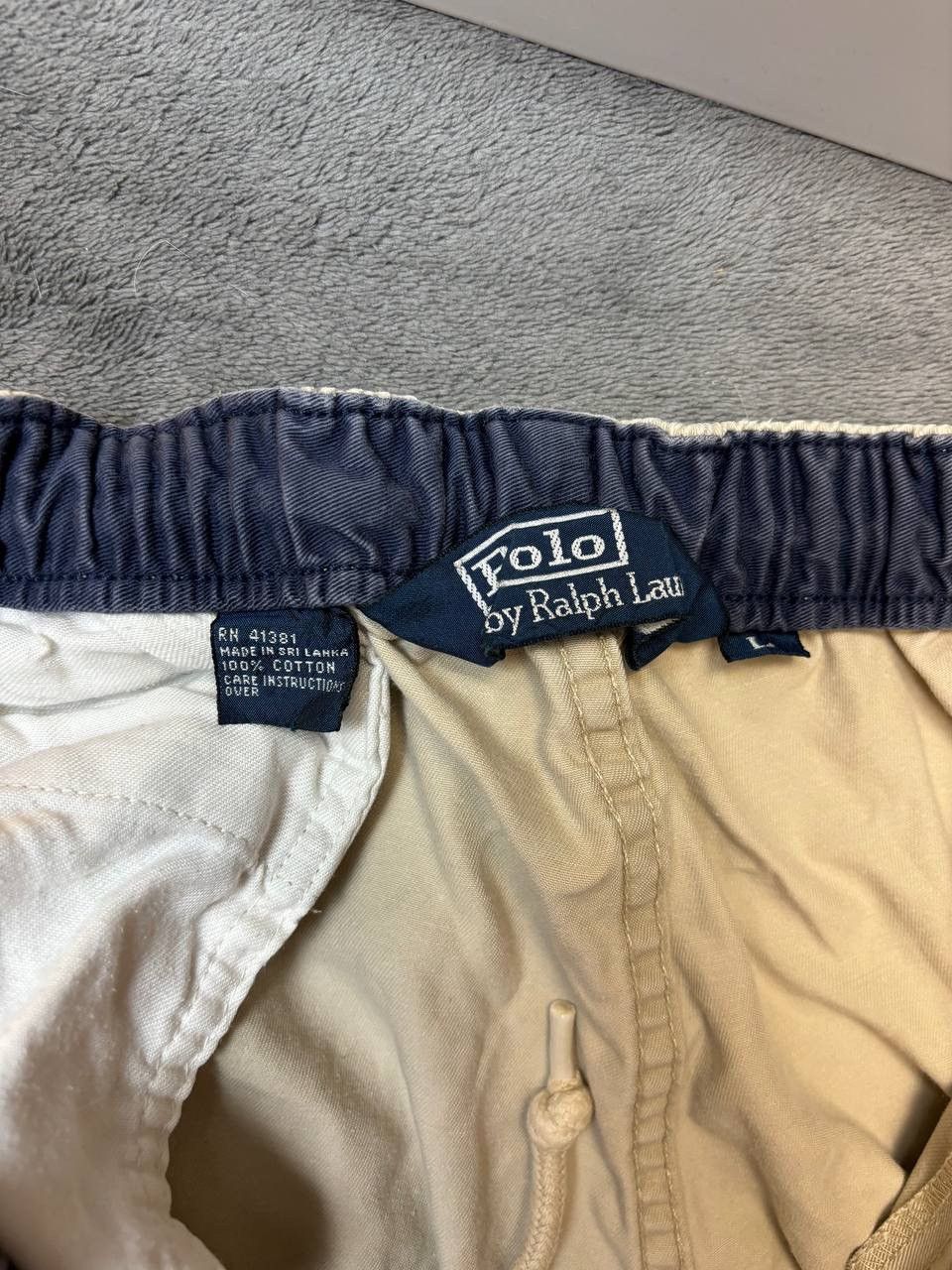 Polo Ralph Lauren × Ralph Lauren × Vintage Vintage Y2K Polo Ralph Lauren Biege shorts Size US 34 / EU 50 - 3 Thumbnail