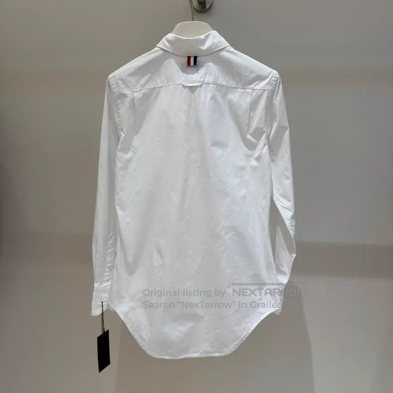 Thom Browne Thom Browne Classic Shirt in White Oxford Cloth Size XS / US 0-2 / IT 36-38 - 4 Thumbnail