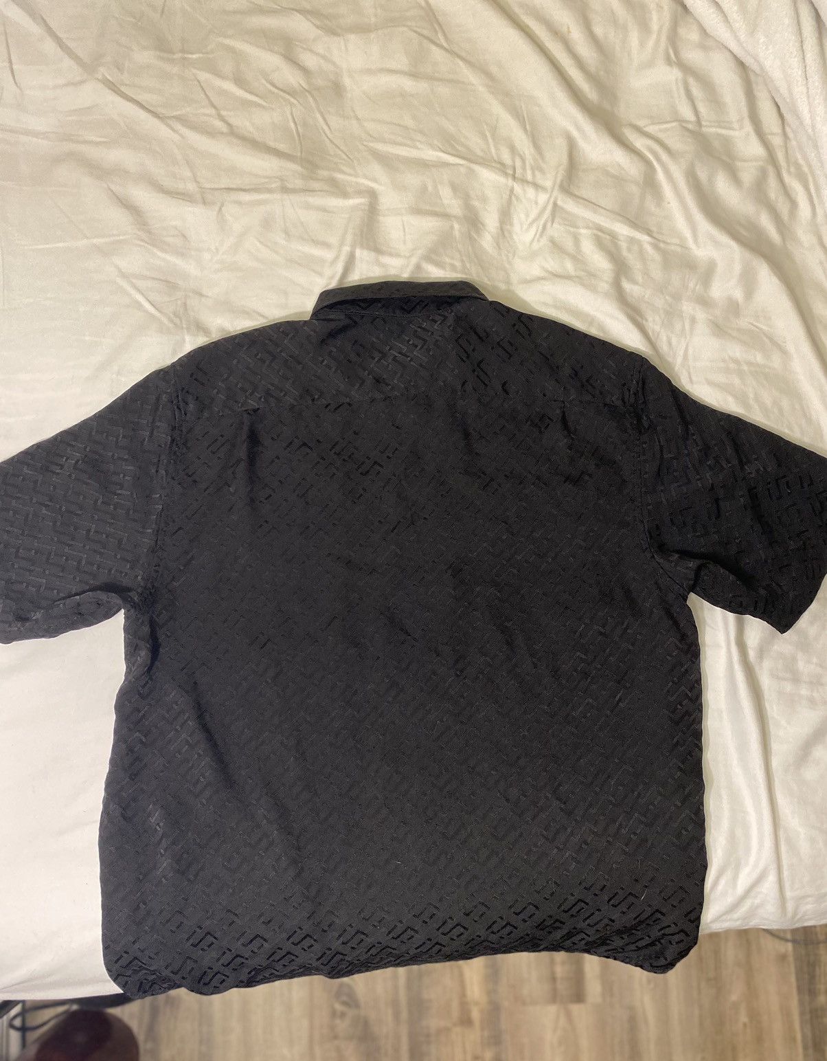 Supreme Supreme Tonal Monogram Silk S/S Shirt Size US M / EU 48-50 / 2 - 5 Thumbnail