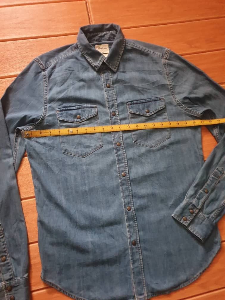 Gap Gap stonewash western shirt Size US M / EU 48-50 / 2 - 8 Thumbnail