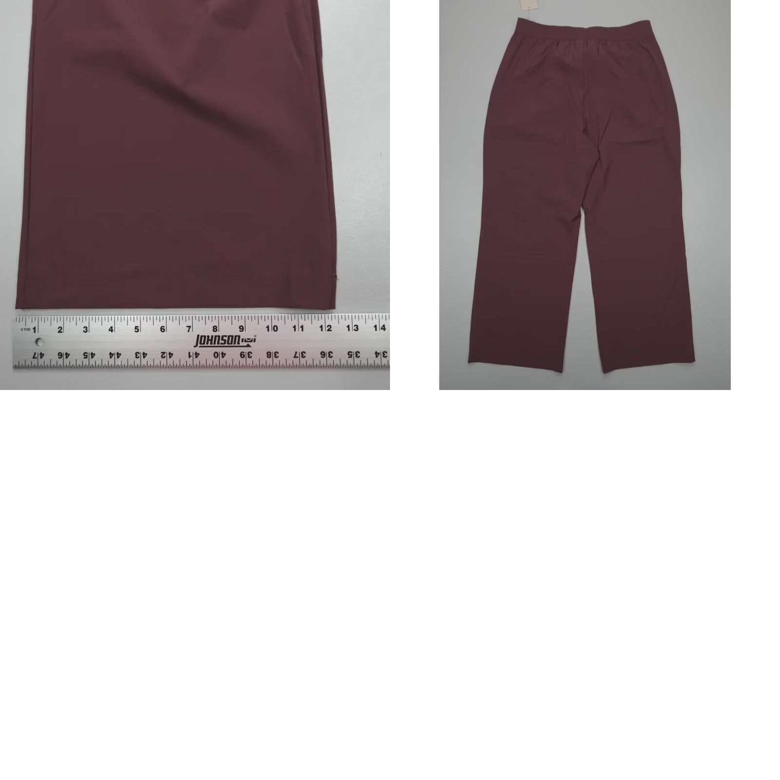 Nike Nike 24.7 PerfectStretch Women's High-Waisted Wide-Leg Pants XL Burgundy Crush Nike Dri-FIT Size 40" / US 18 - 8 Thumbnail