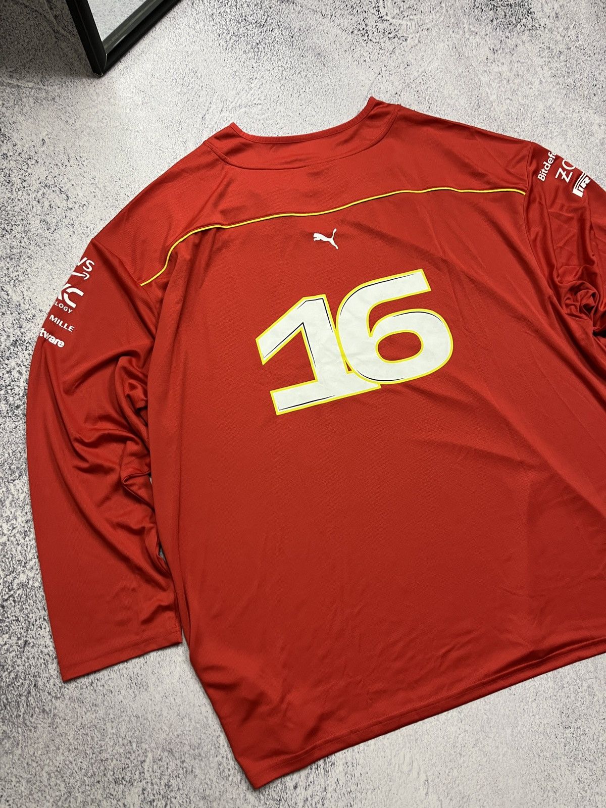 Puma Puma Scuderia Ferrari Charles Leclerc Hockey Jersey F1 2024 Size US XXL / EU 58 / 5 - 12 Thumbnail