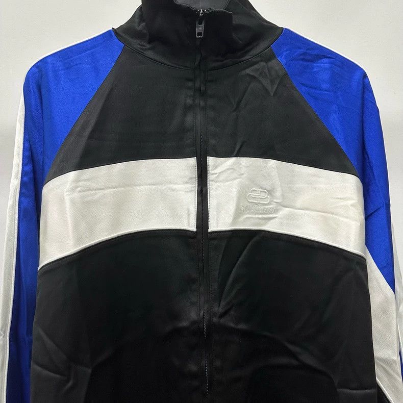 Balenciaga Balenciaga SS20 Locked Embroidered Logo Color-Block Jacket Size US M / EU 48-50 / 2 - 3 Thumbnail