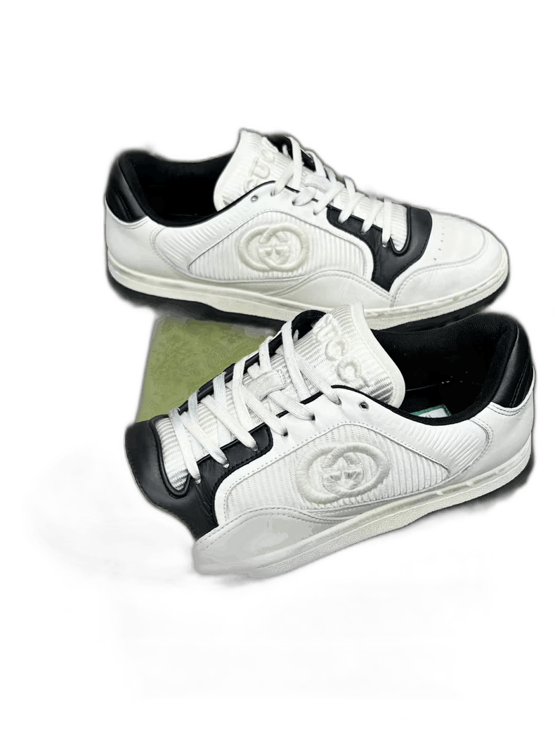 Other gucci white black lowtop sneakers-2508 Size US 9 / EU 42 - 1 Thumbnail
