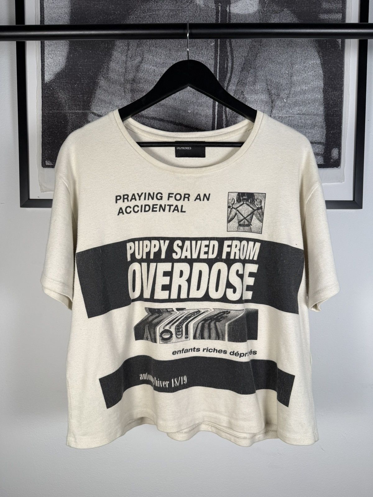 Enfants Riches Deprimes GRAIL💉 OG FALL/WINTER 2018-19 "PUPPY SAVED FROM OVERDOSE" Size US XL / EU 56 / 4 - 1 Thumbnail