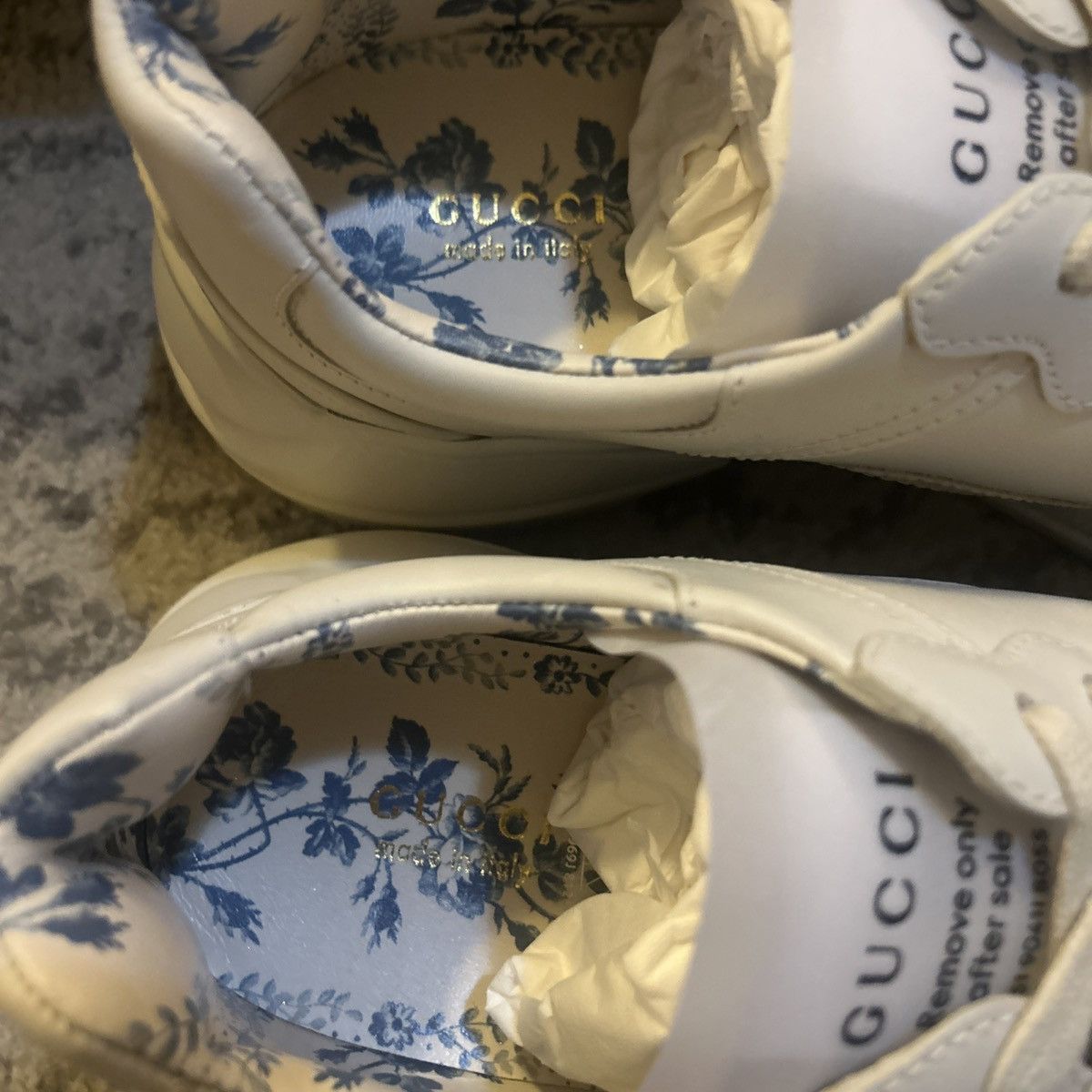 Gucci Gucci Logo Rhyton Glitter Sneaker size 41.5 Size US 11.5 / IT 41.5 - 6 Thumbnail