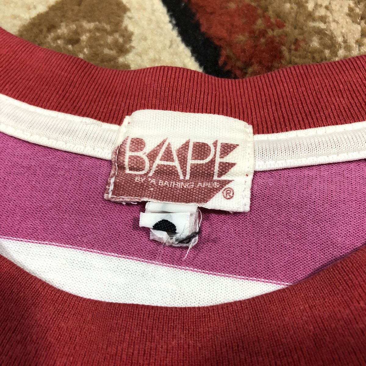 Bape Vintage Bape By A Bathing Ape Made In Japan Rare T Shirt Size US L / EU 52-54 / 3 - 5 Thumbnail