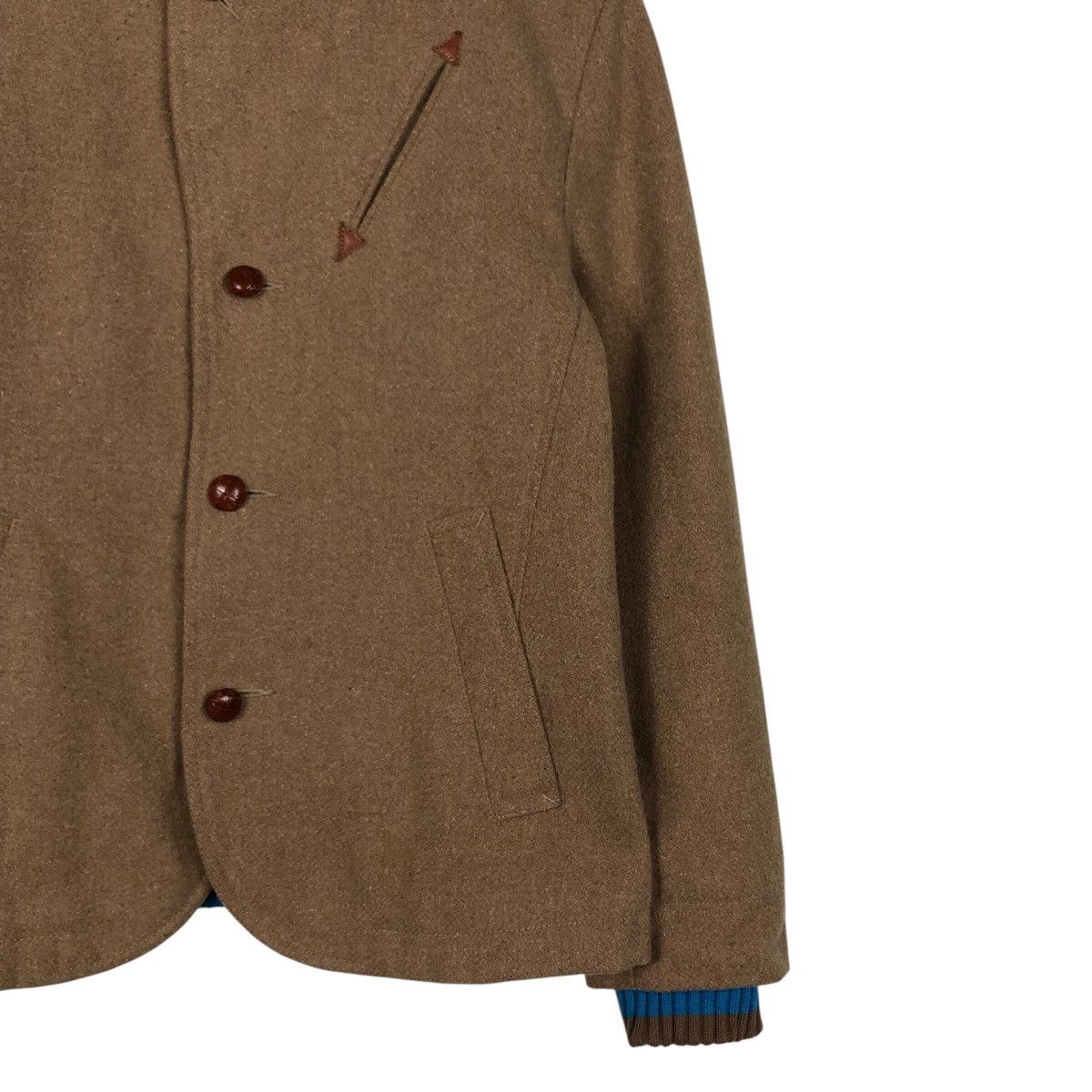 Issey Miyake 📌Vintage Wool Jacket Cropped Frapbois Issey Miyake Size US M / EU 48-50 / 2 - 6 Thumbnail
