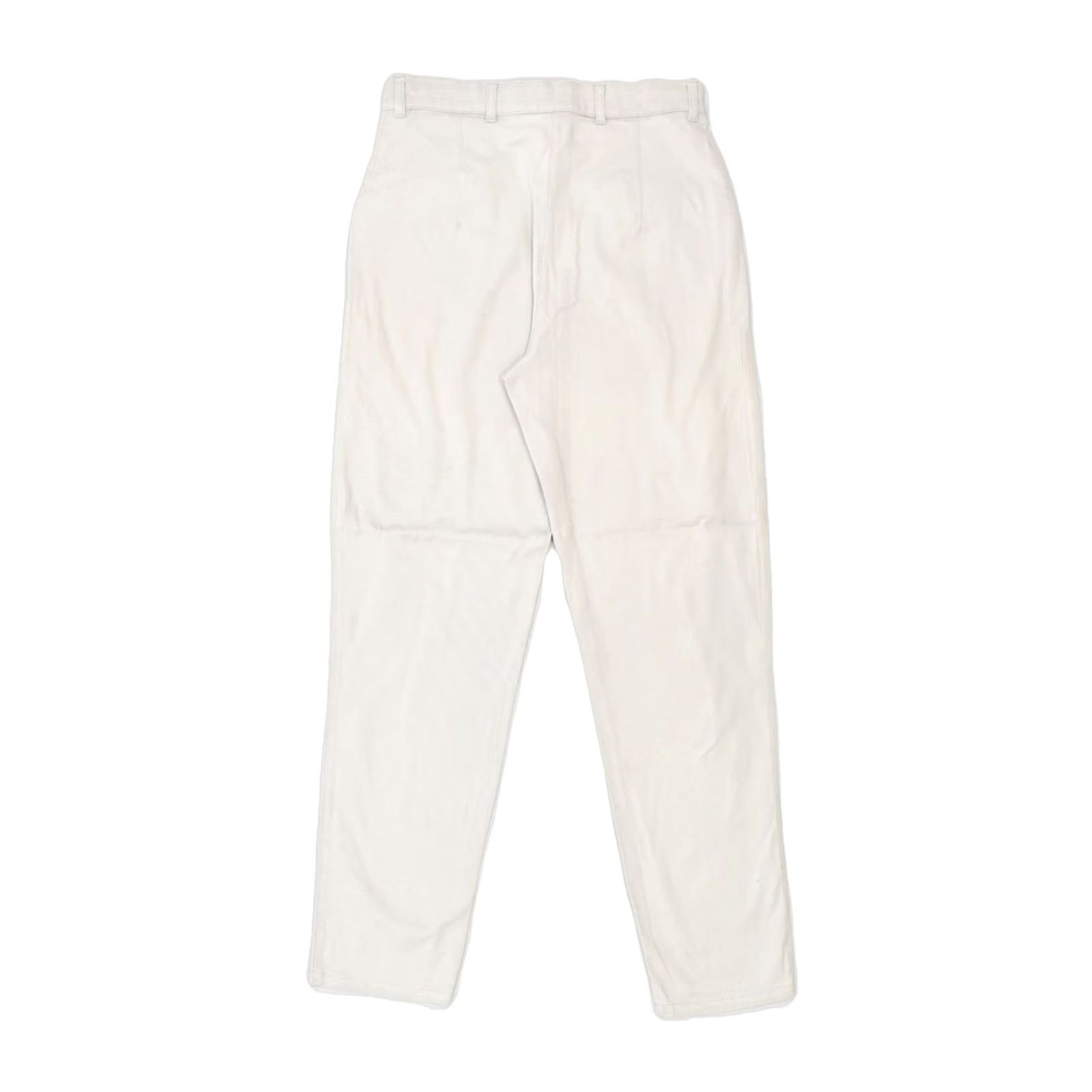 Vintage MARCEL CLAIR Womens High Waist Casual Trousers EU 40 Medium W27 L28 Beige XP20 Size 32" / US 10 / IT 46 - 2 Thumbnail