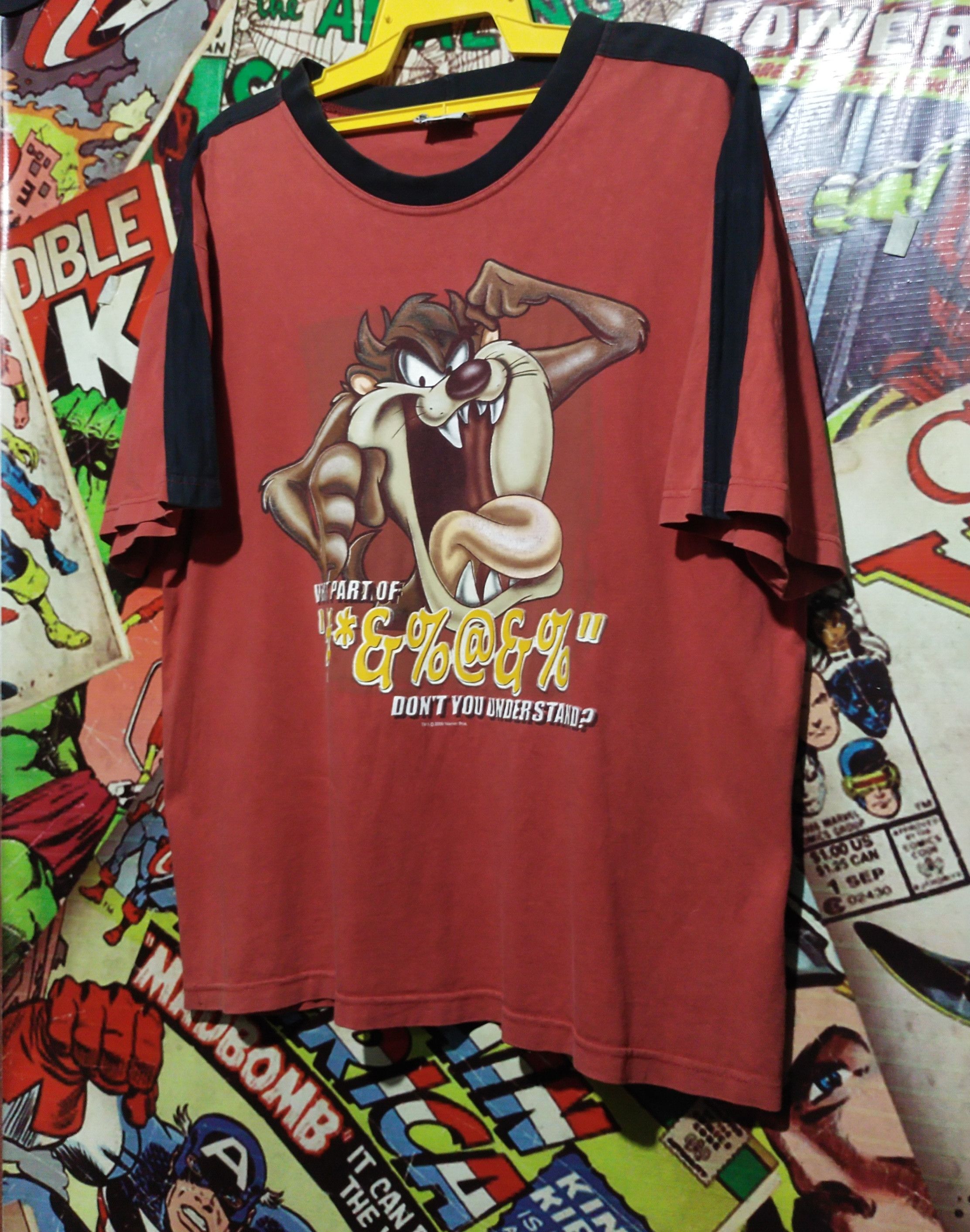 Vintage VINTAGE X STREETWEAR X WARNER BROS ©️2000 TEE Size US XL / EU 56 / 4 - 1 Thumbnail